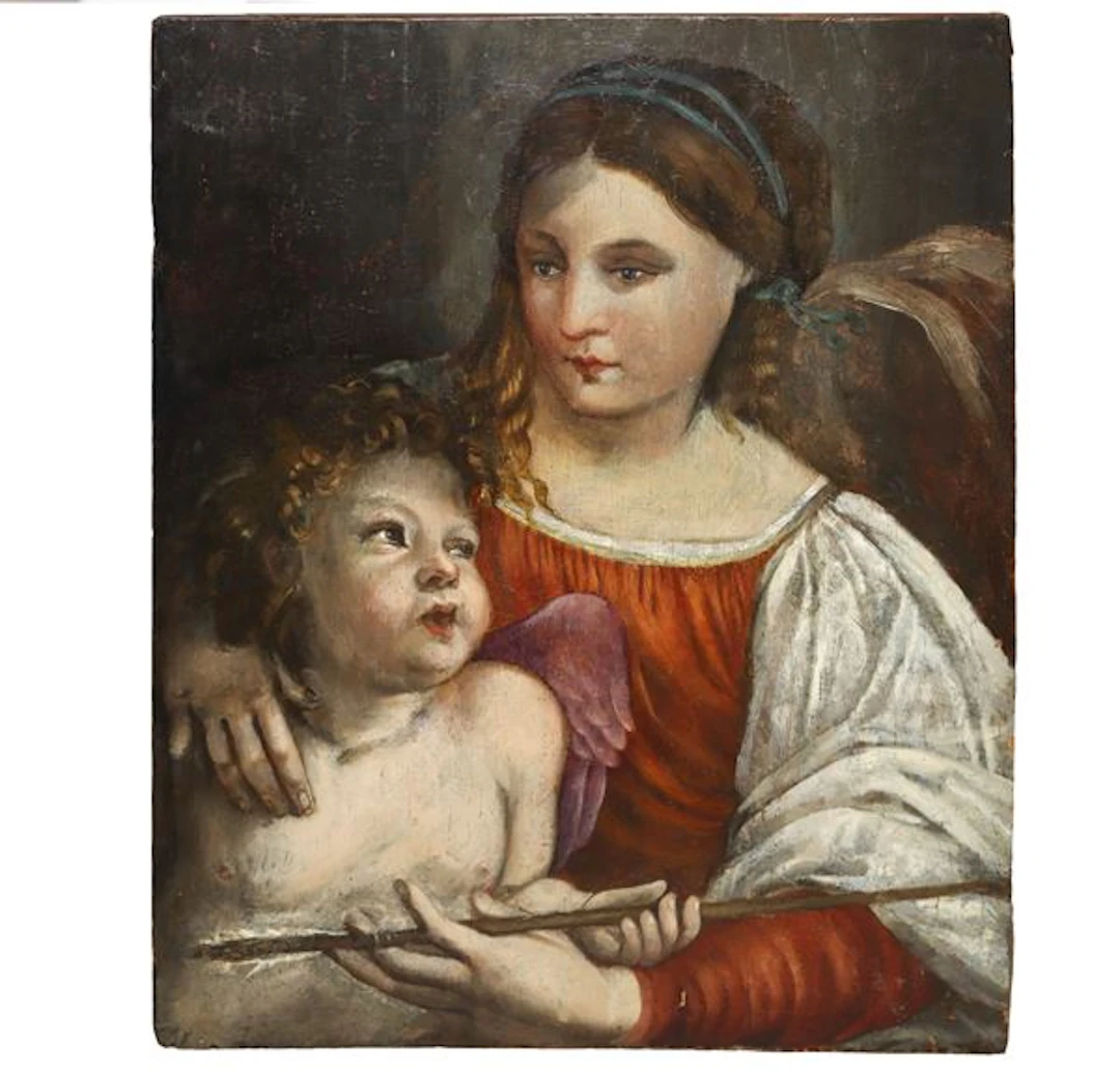 Cupido e Venere , XVI secolo - Jacopo Palma Il Vecchio (Serina, 1480