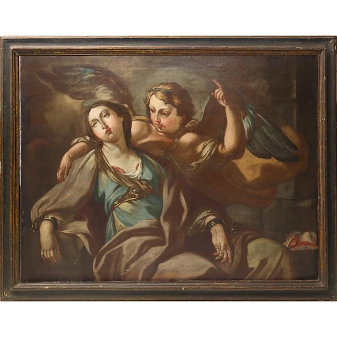 Sant'Agata in carcere con l'Angelo, fine XVII secolo