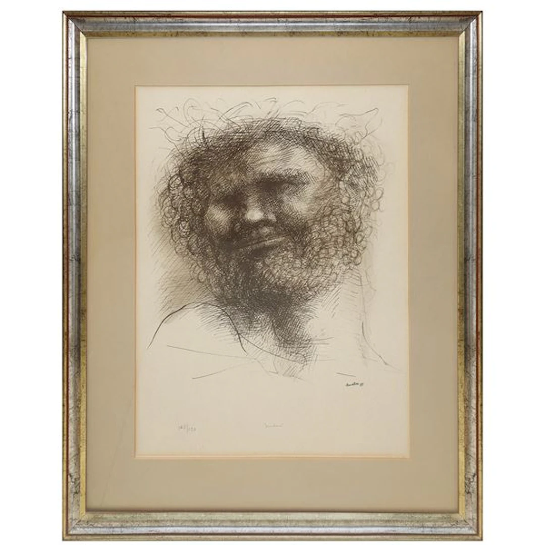 Ritratto d'uomo, 1983 - Domenico Tudisco Mimmo Tudisco (Catania, 1919