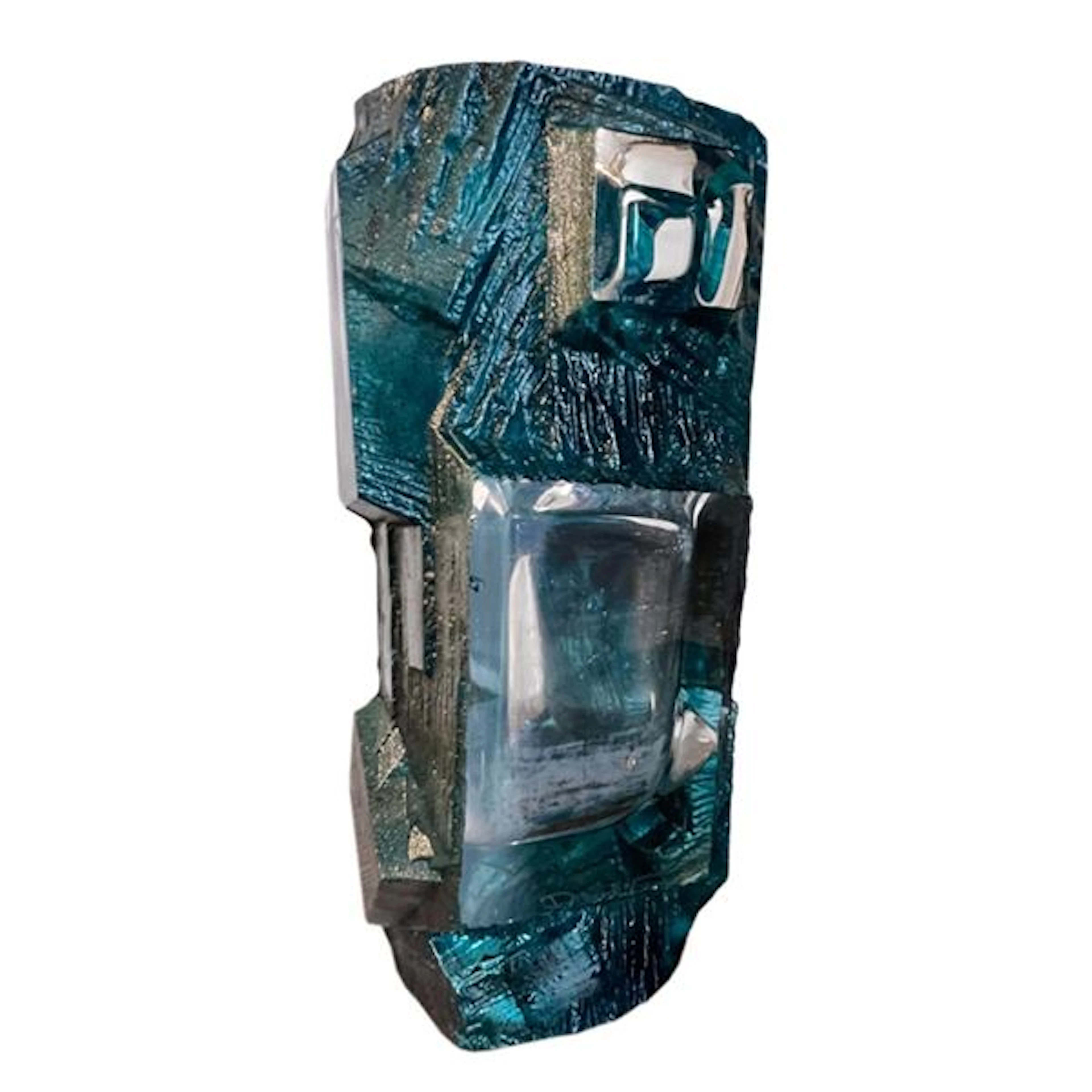 Vaso in vetro Argos, anni '70 - César Baldaccini per Daum France