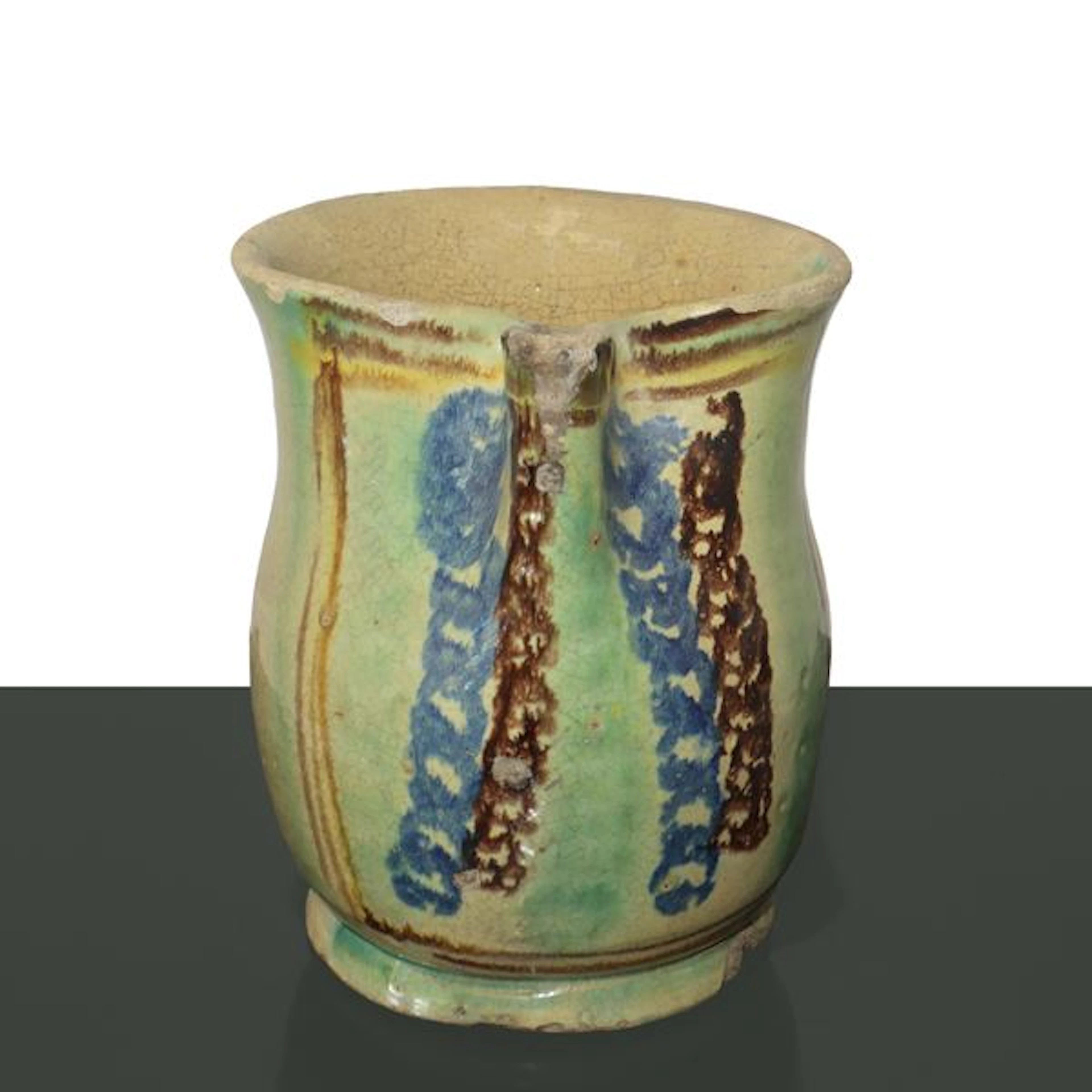 Cannata in maiolica policroma di Caltagirone, XIX / XX secolo