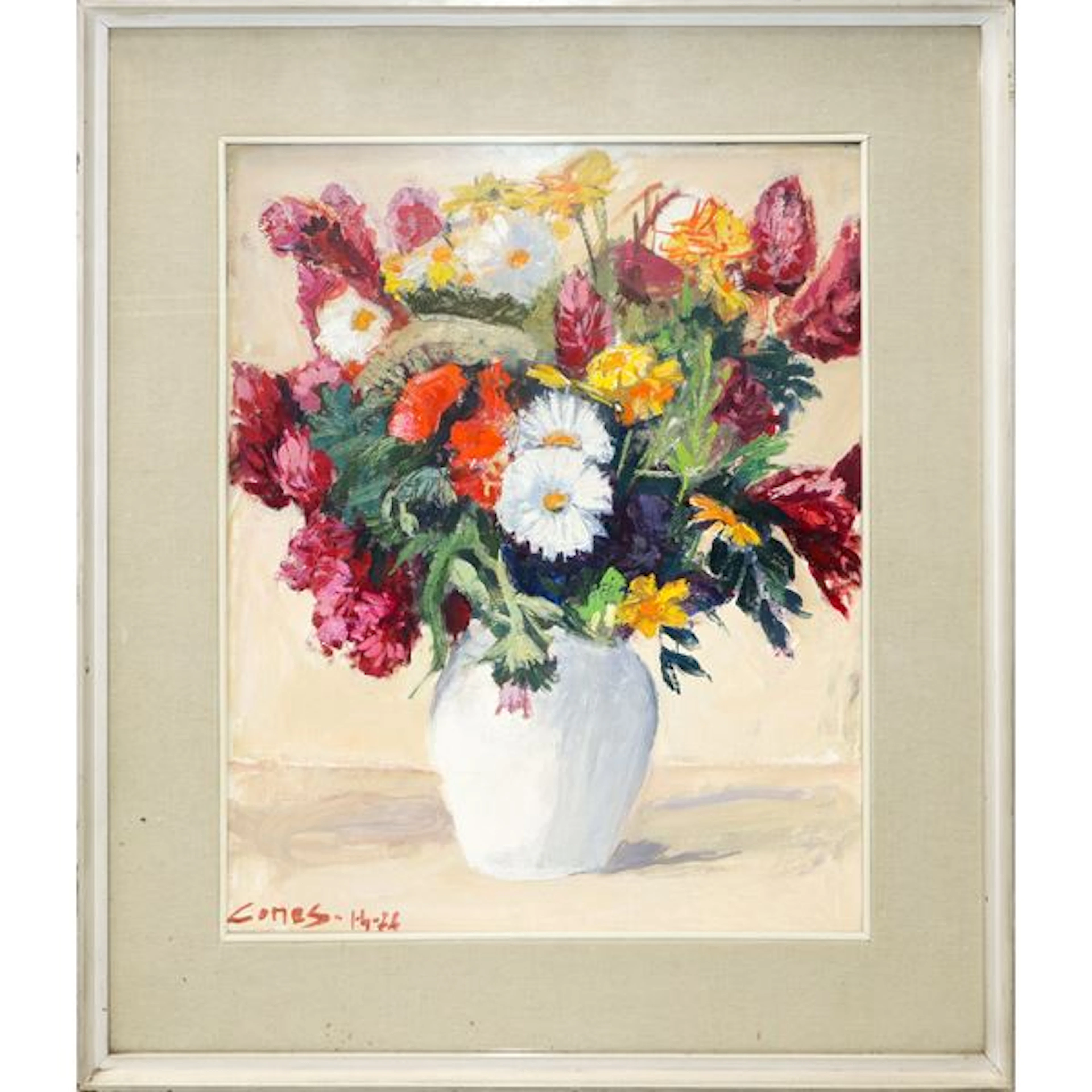 Vaso di fiori, 1/4/1974 - Carmelo Comes (Catania, 1905 - Catania, 1988)