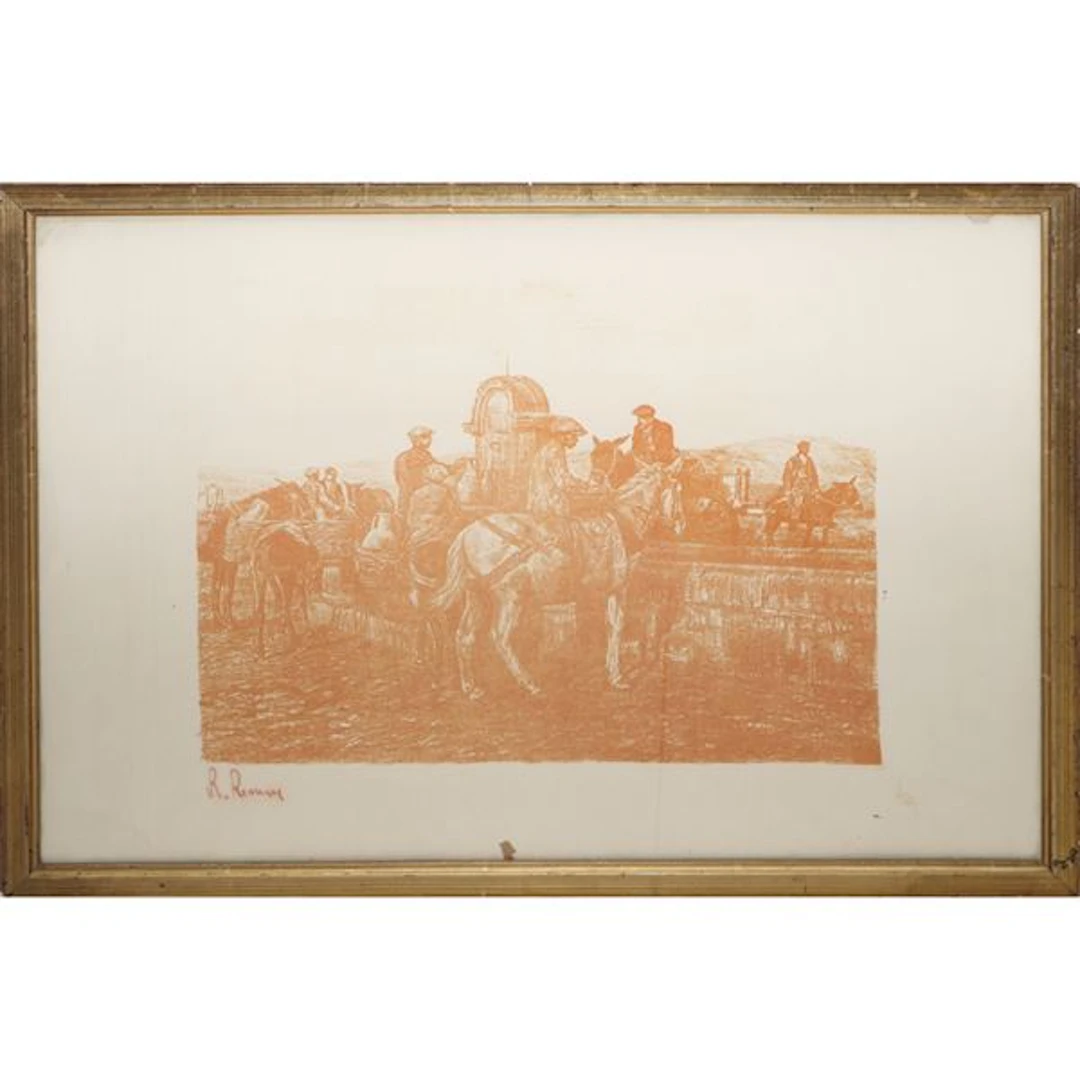 Abbeveratoio a Palagonia, XX sec. - Roberto Rimini © (Palermo, 1888 - 1971)
