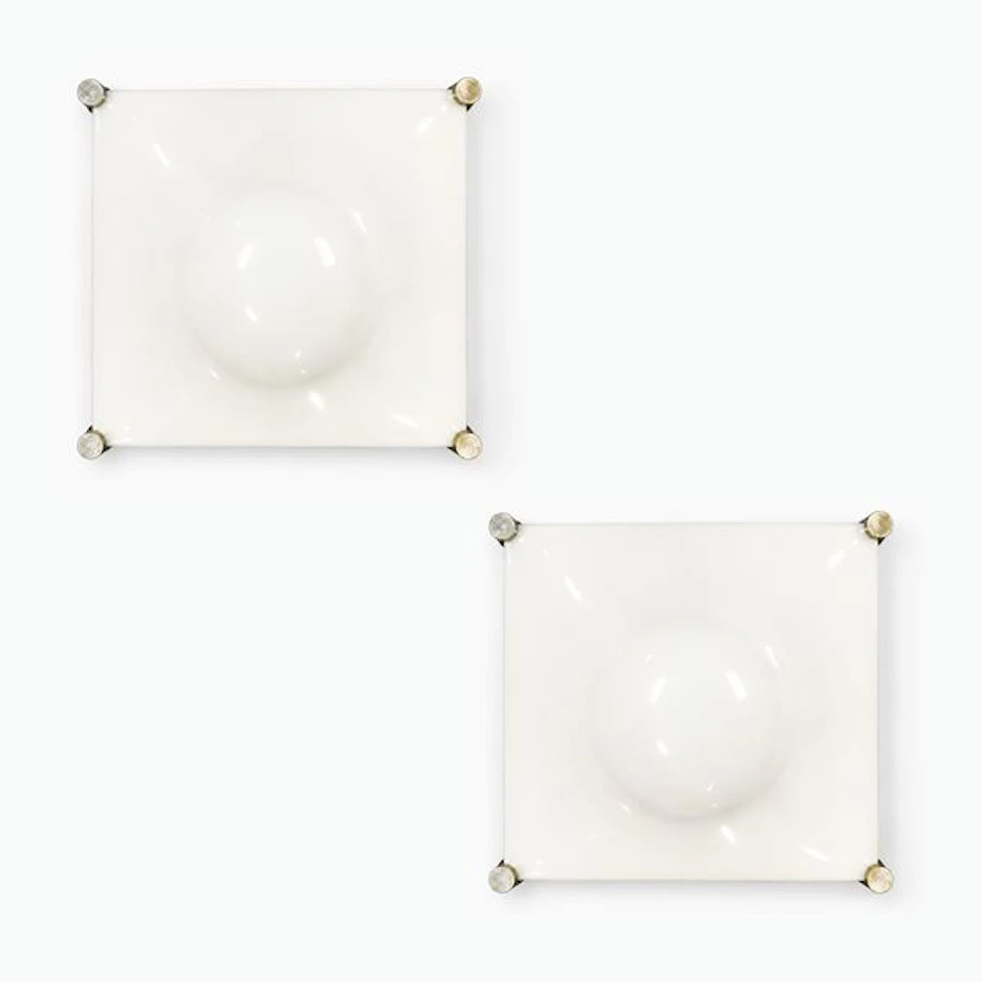 Coppia di lampade da soffitto Space Age Bolla medie - Martinelli Luce
