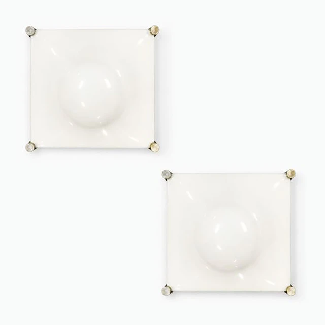 Coppia di lampade da soffitto Space Age Bolla medie - Martinelli Luce