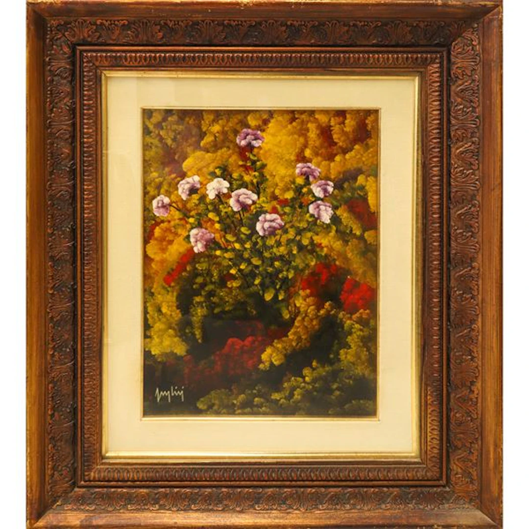 Fiori, XX sec. - Edoardo Puglisi (Catania, 1936 - 2025)