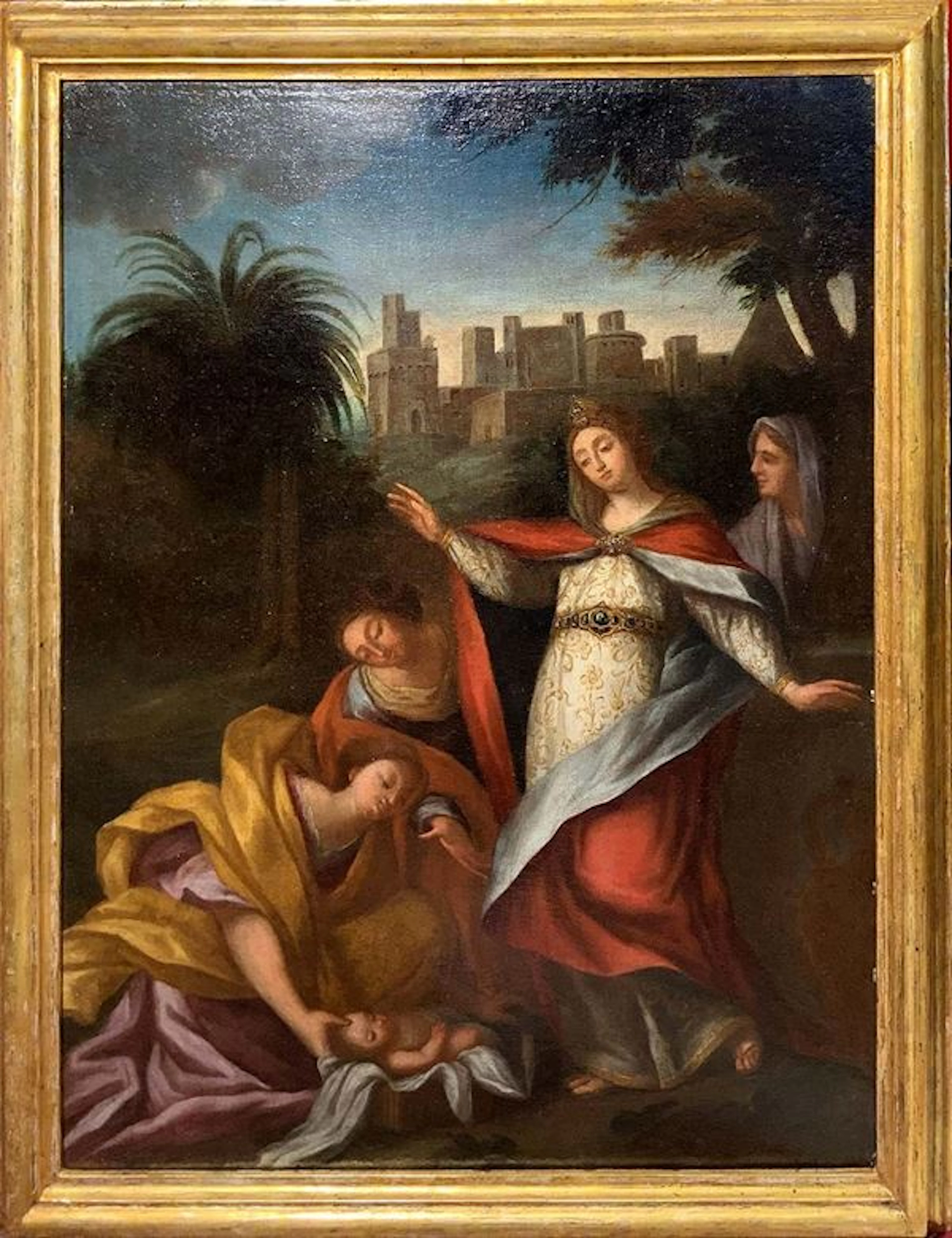 Ritrovamento di Mosè, XVII secolo