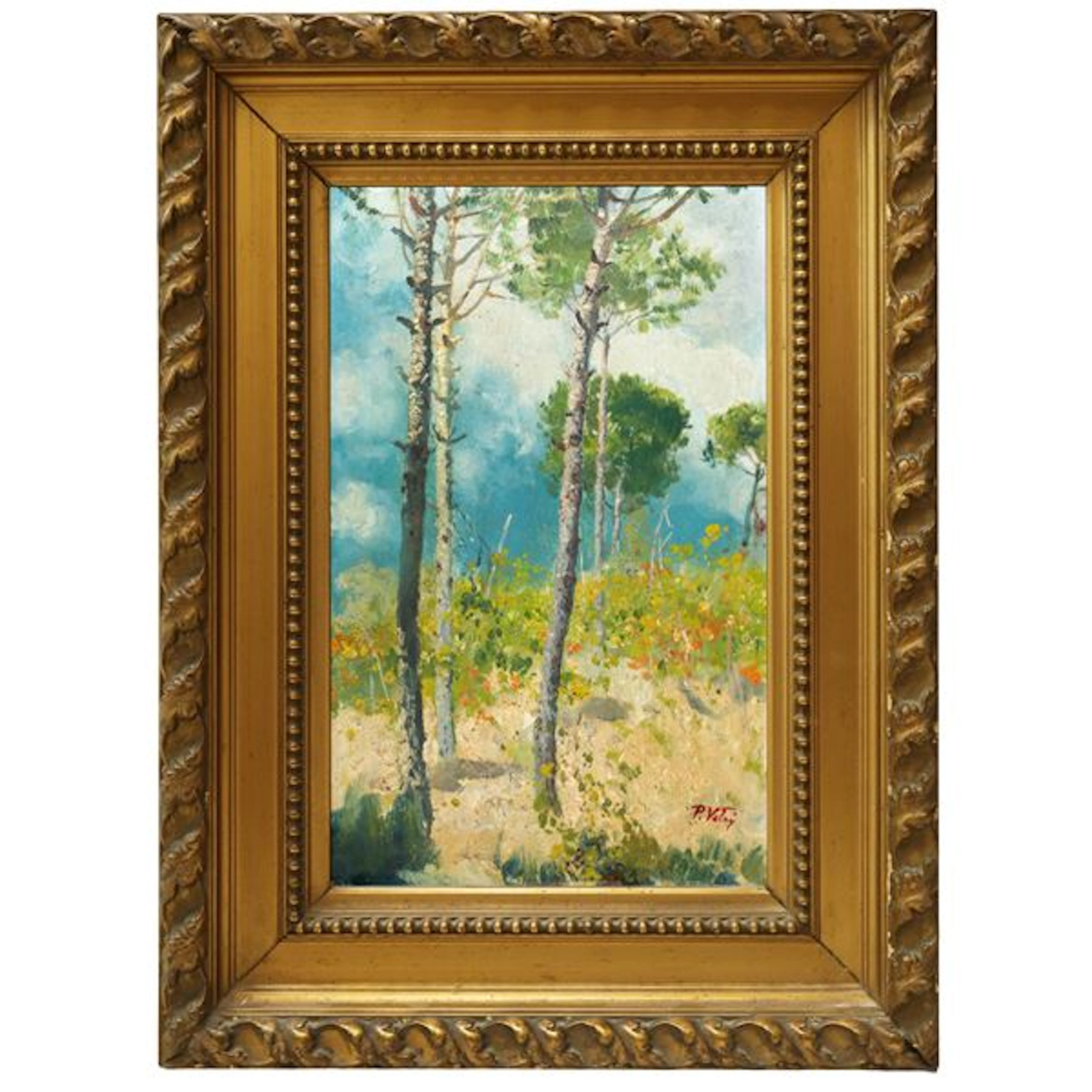 Paesaggio con alberi - Paolo Vetri (Enna, 1855 - Napoli, 1937)