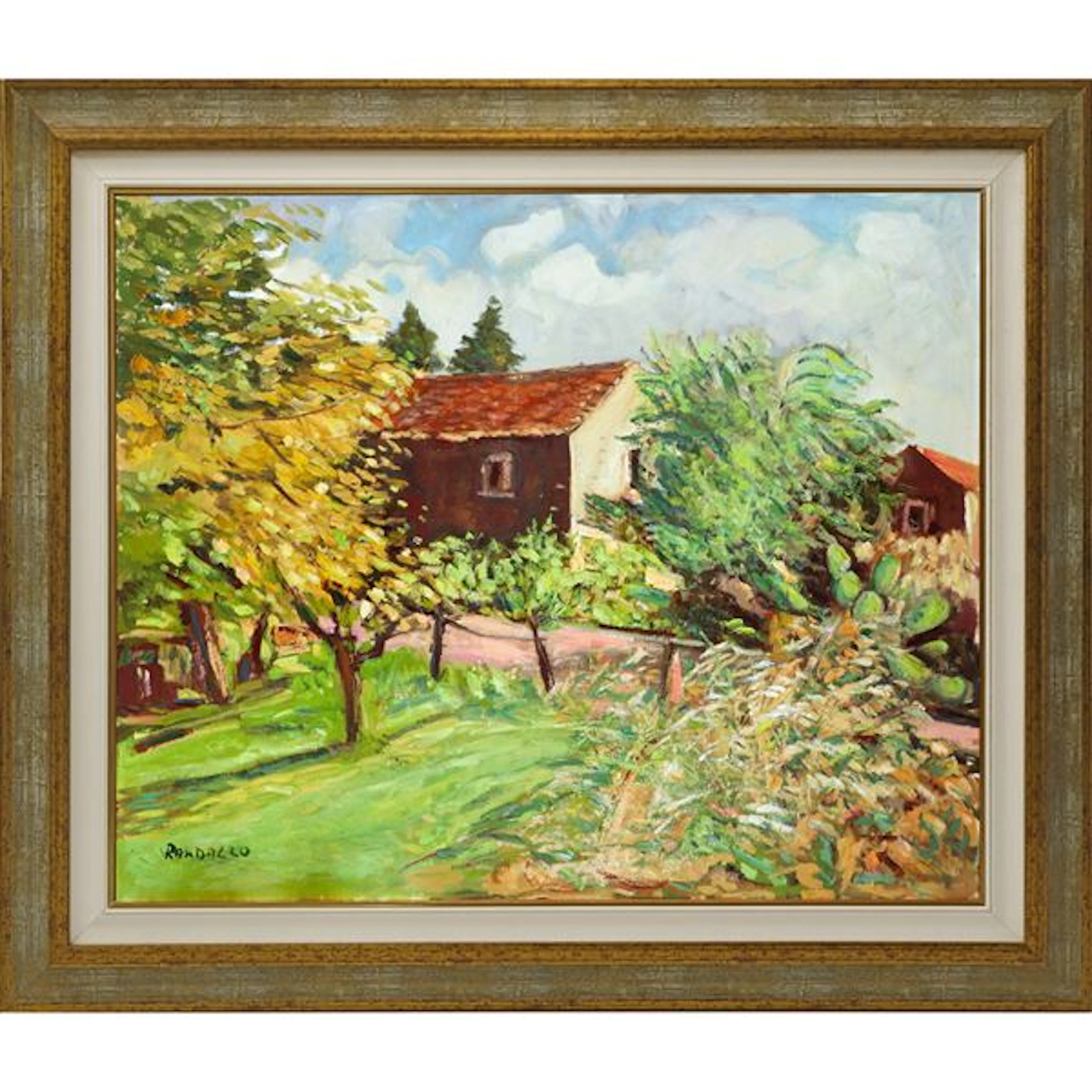 Paesaggio siciliano di campagna - Giuseppe Randazzo © (1954)