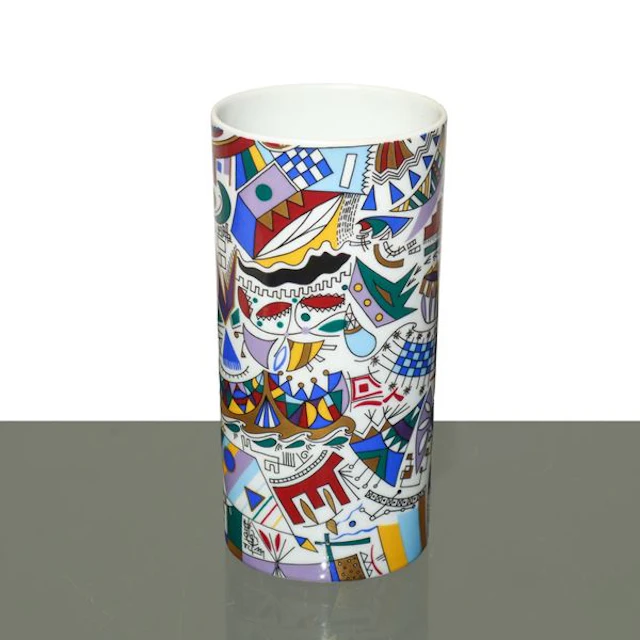 Vaso collezione Studio Line dipinto policromo - Rosenthal Group Germany