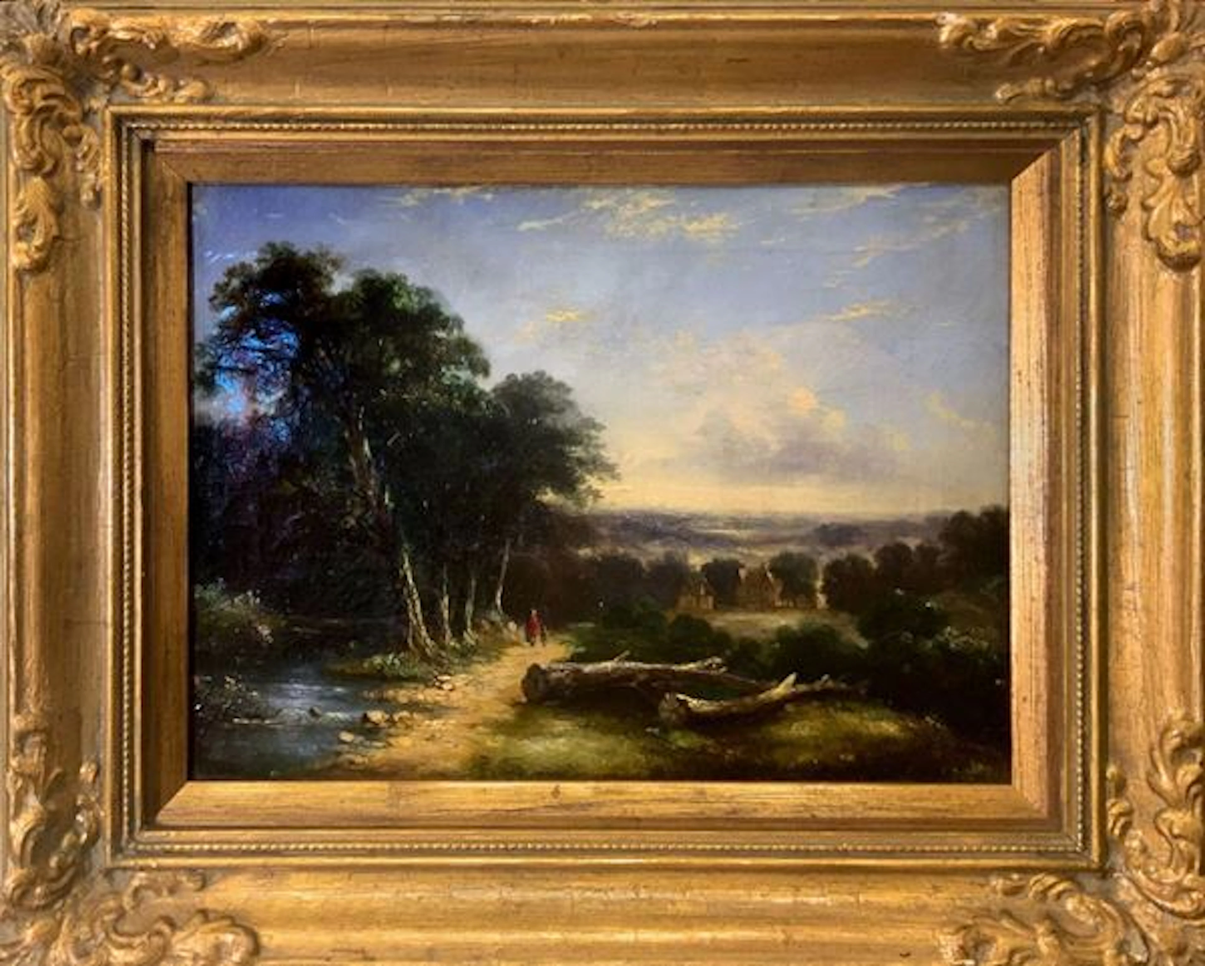Paesaggio , Inizi XIX secolo - Alfred Vickers (1786 - Londra , 1868)