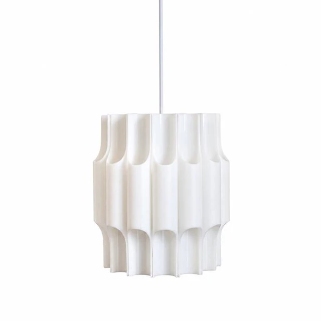 Lampada a sospensione Teulada in plexyglass bianco sagomato - Harvey Guzzini