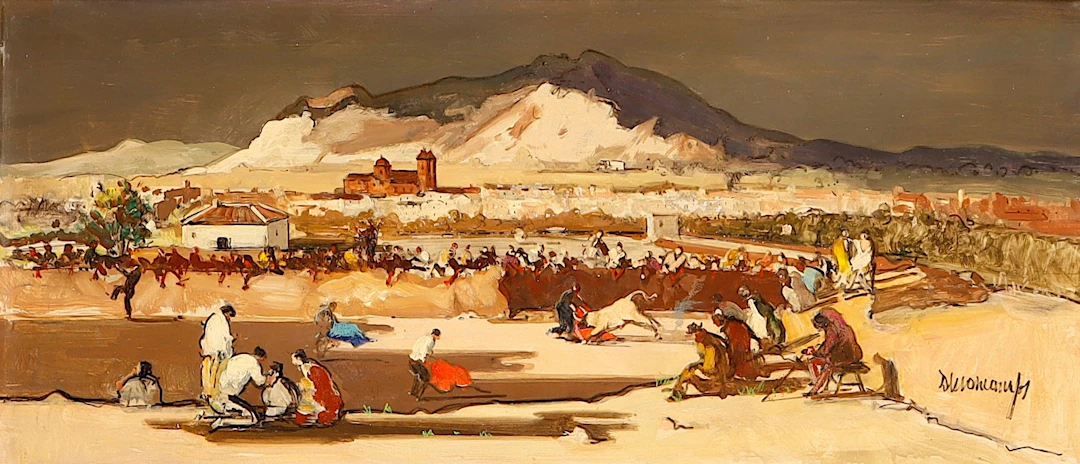 RAFAEL DURANCAMPS (1891–1979). "Capea".