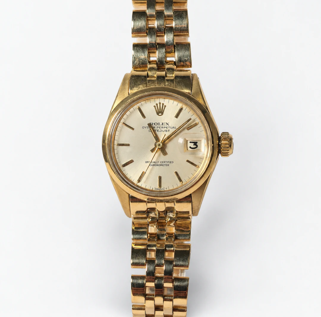 Rolex Oyster Perpetual Datejust en oro de 18 K.