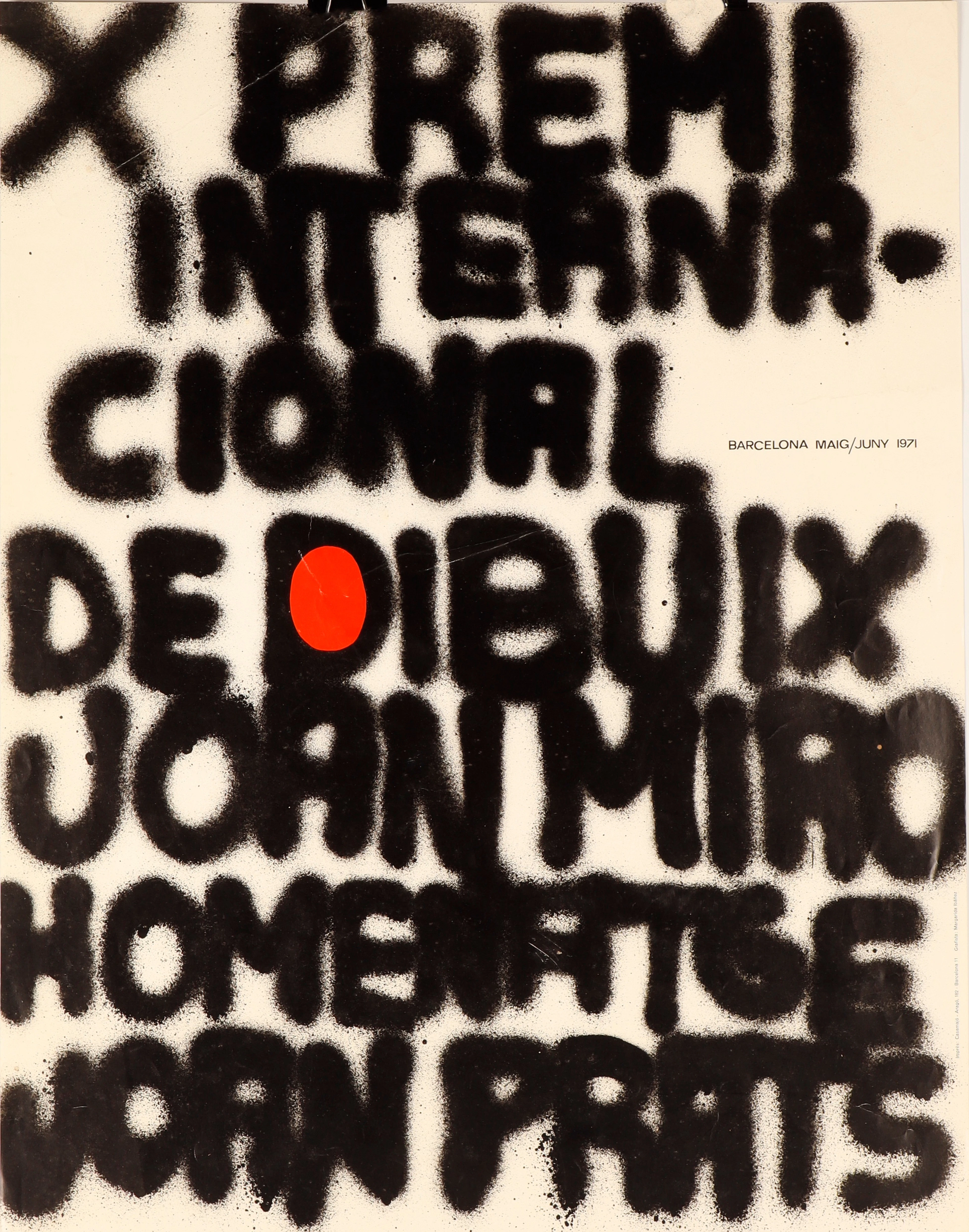 MARGARIDA IBÁÑEZ. "X Premi Internacional de Dibuix Joan Miró. Homenatge