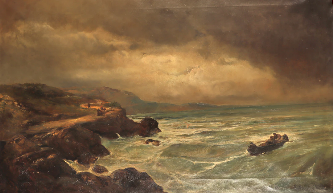 RAMON MARTÍ ALSINA (1826-1894). Vista costera.