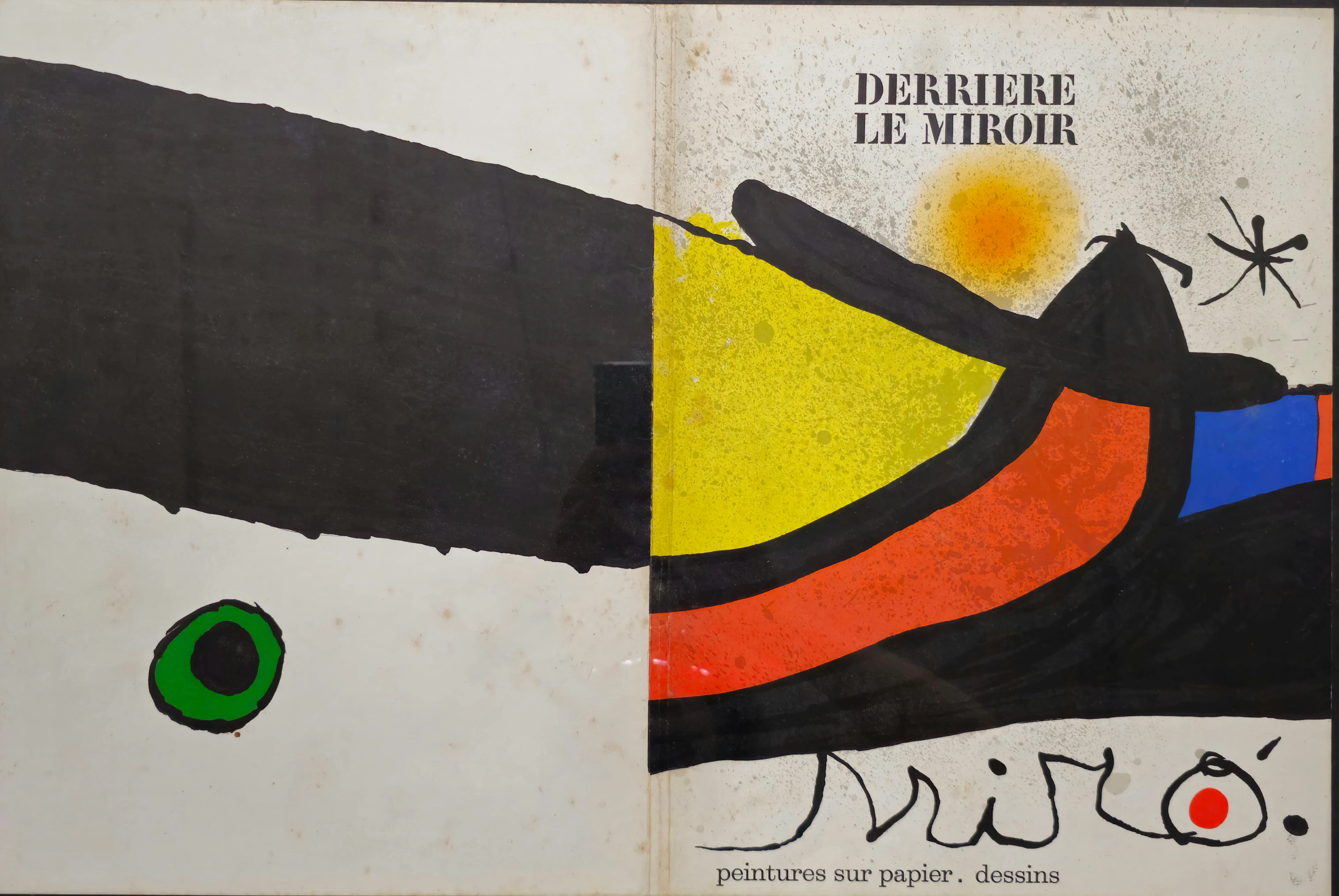 JOAN MIRO. DERRIERE LE MIROIR. LITOGRAFIA.