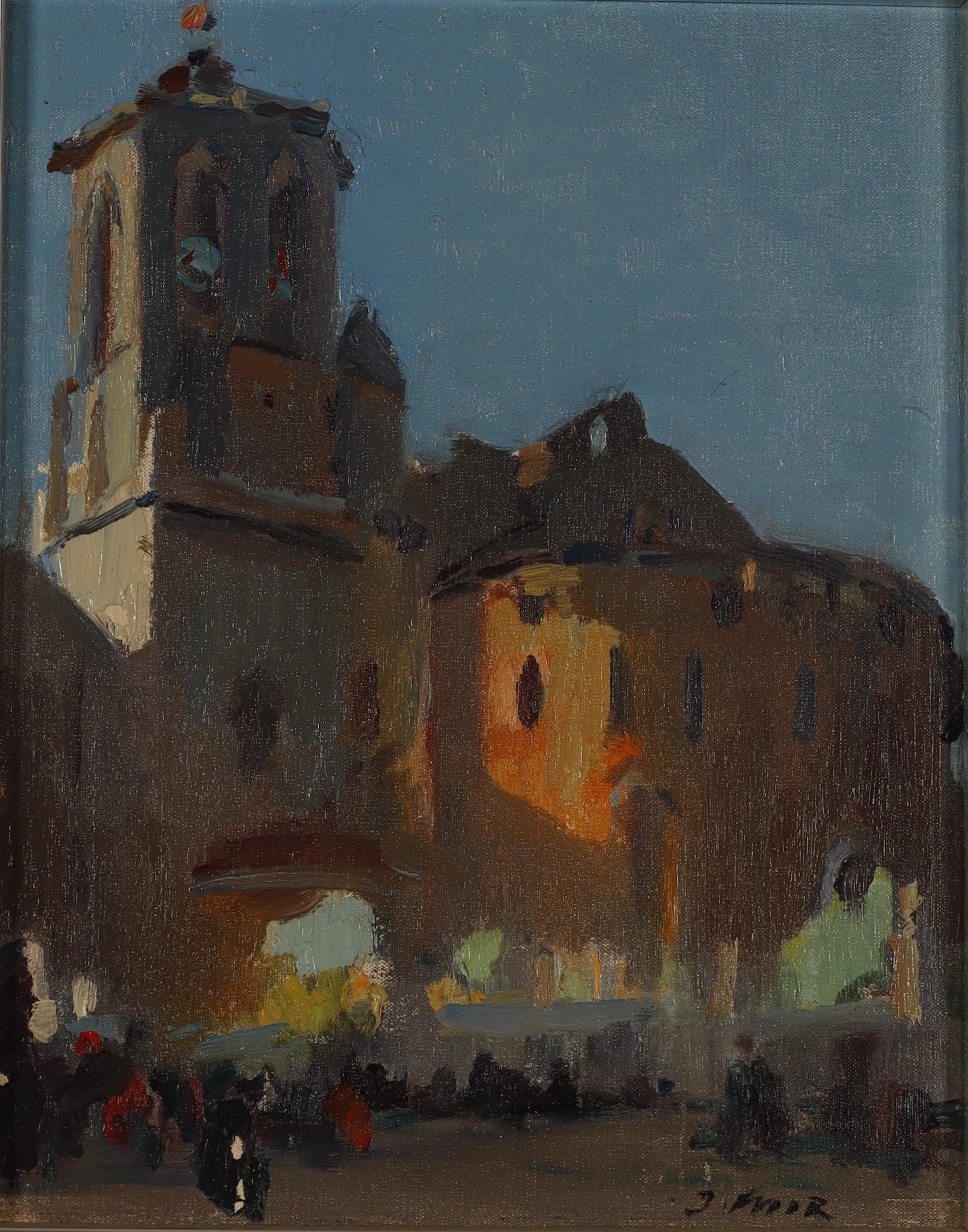JOAQUIM MIR (1873-1940). Vista urbana.