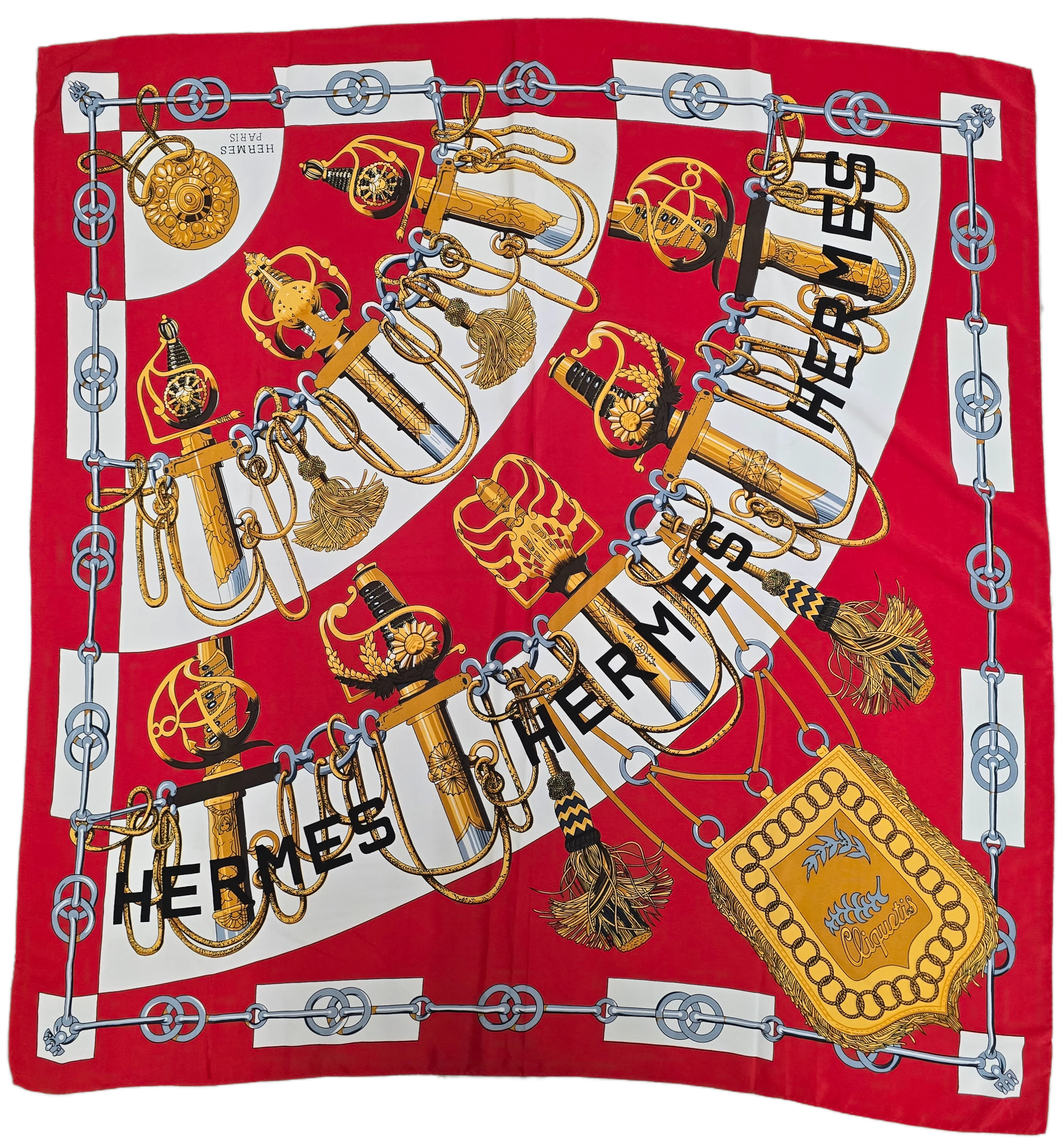 ESTILO HERMES PARIS PAÑUELO EN SEDA.