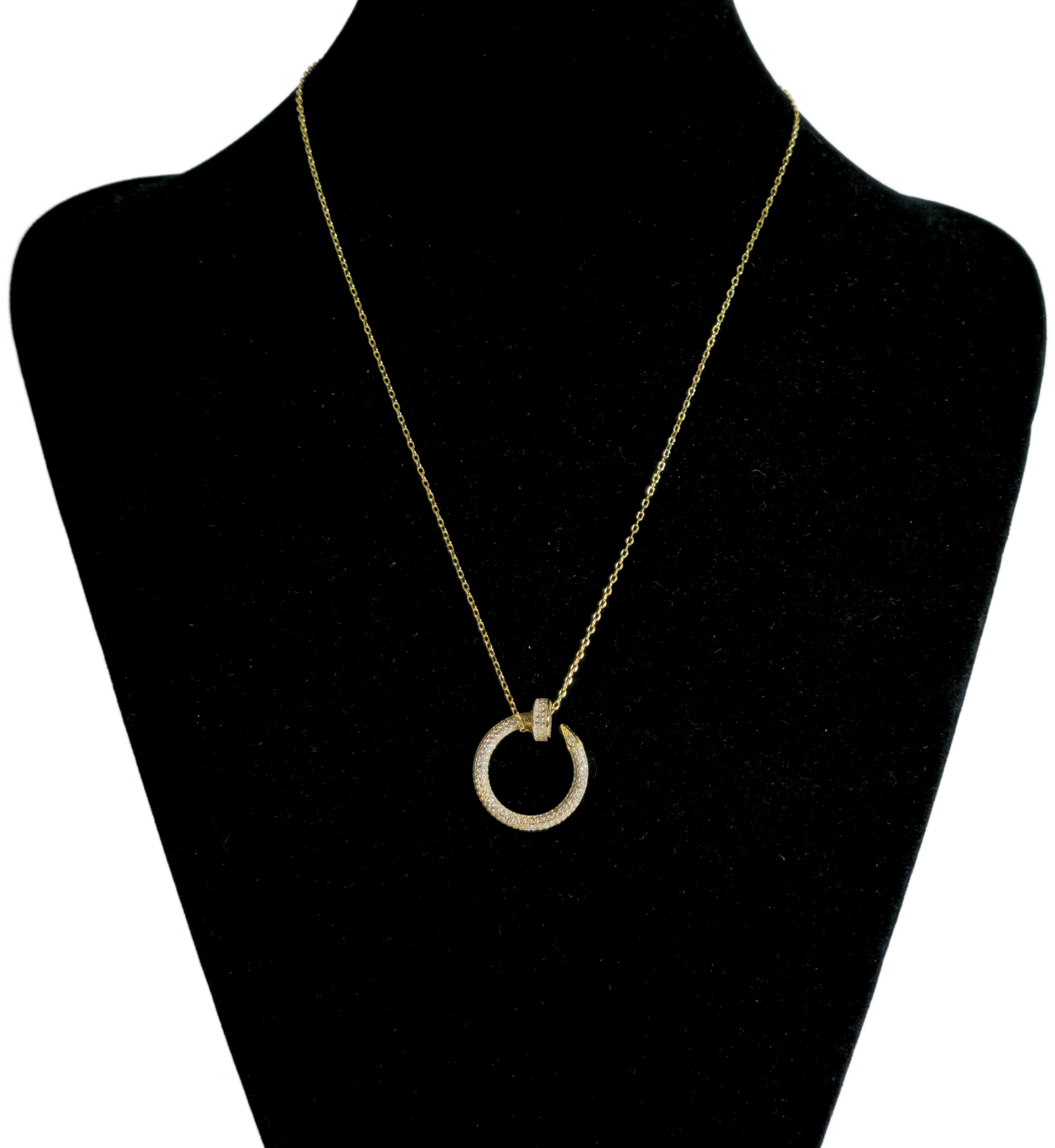 COLLAR JUSTE UN CLOU EN PLATA ESTILO CARTIER.