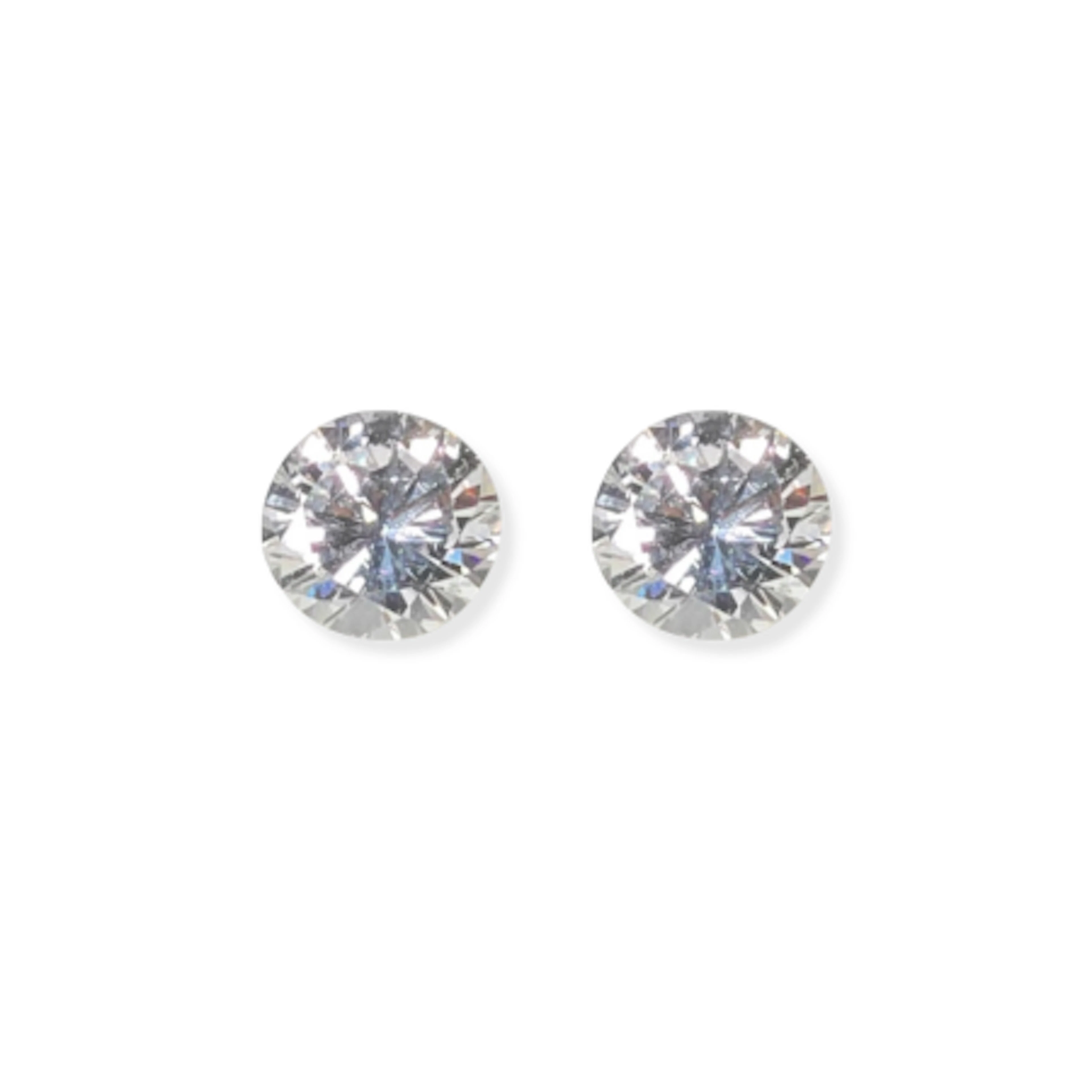 Dos diamantes talla brillante.