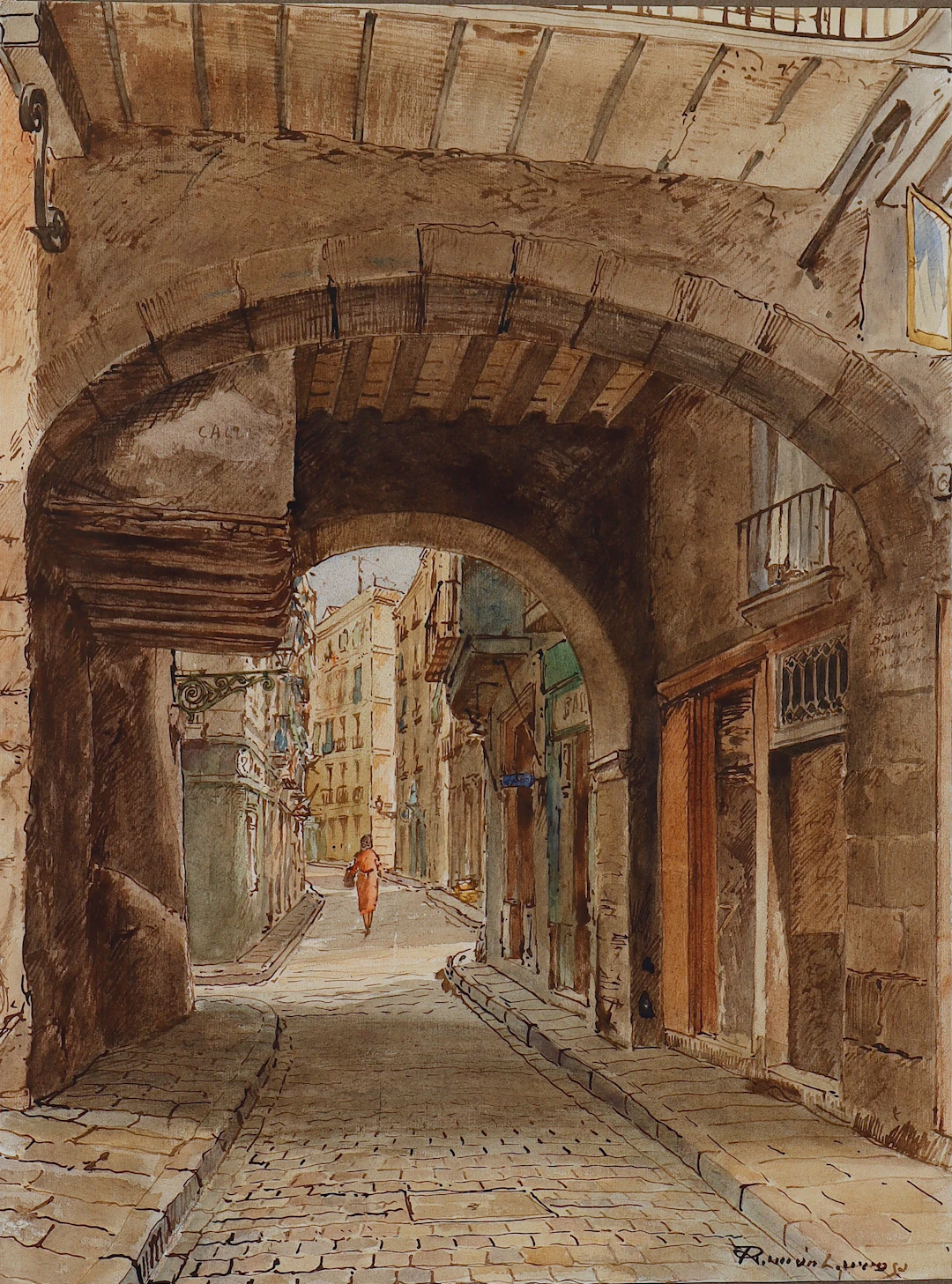 RAMÓN LARROSA. Vista urbana, Barcelona.