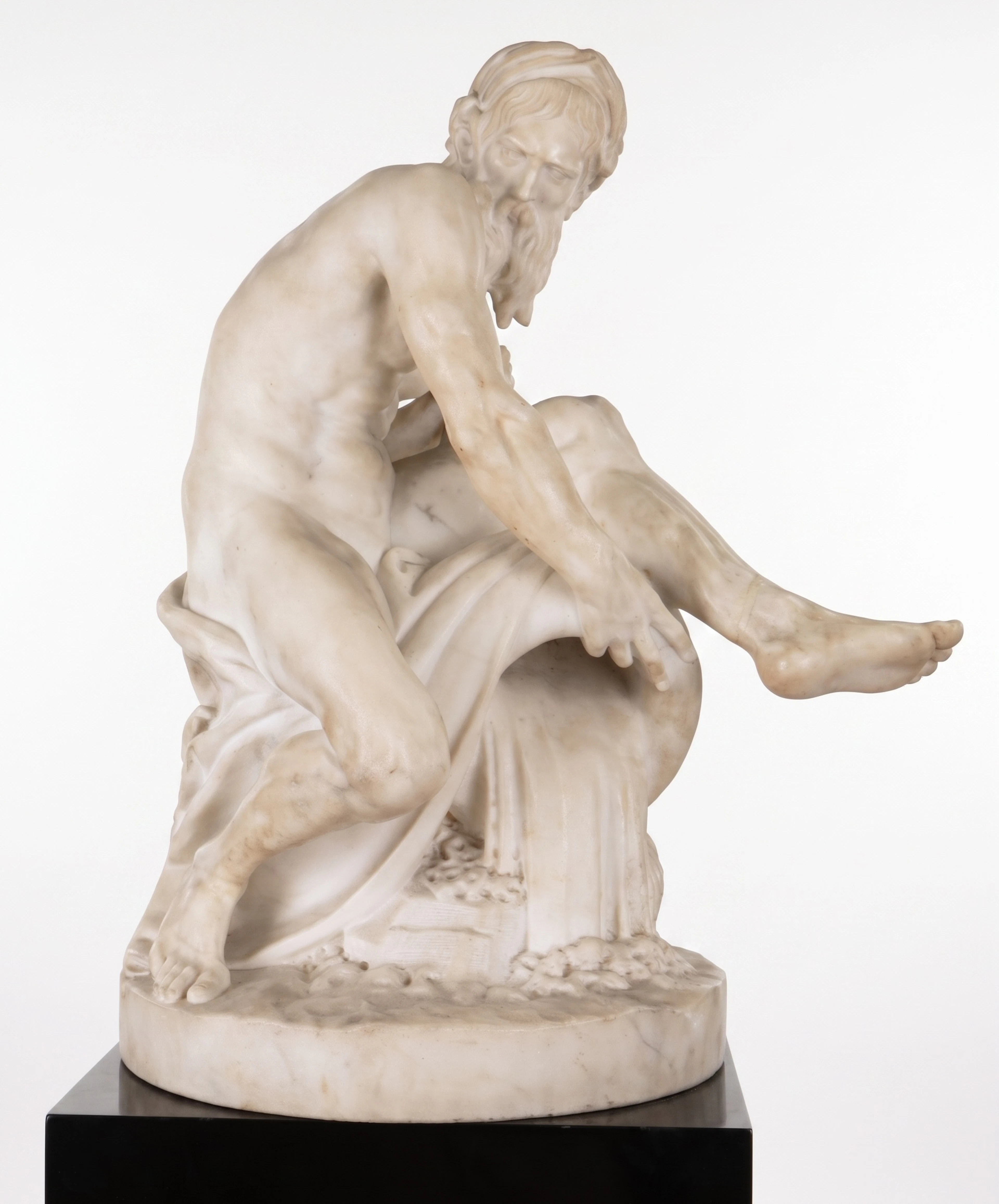 JEAN-JACQUES CAFFIERI (1725–1792). SEGÚN. "Un fleuve".