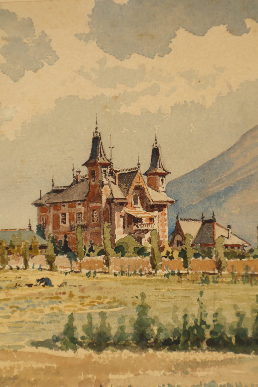 BONAVENTURA POLLÈS I VIVÓ (1856-1919). "Chalet de Clausolles, Puigcerdà".