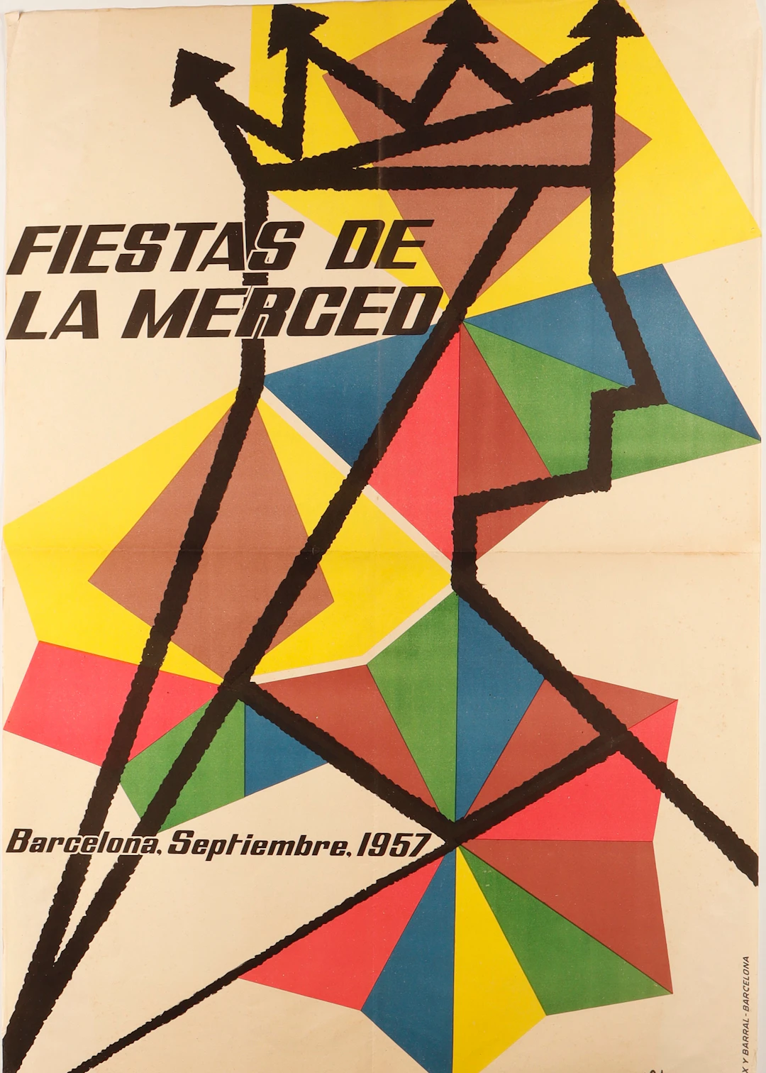 JOSÉ MARÍA BLANCO. "Fiestas de la Merced. Barcelona. Septiembre 1957".