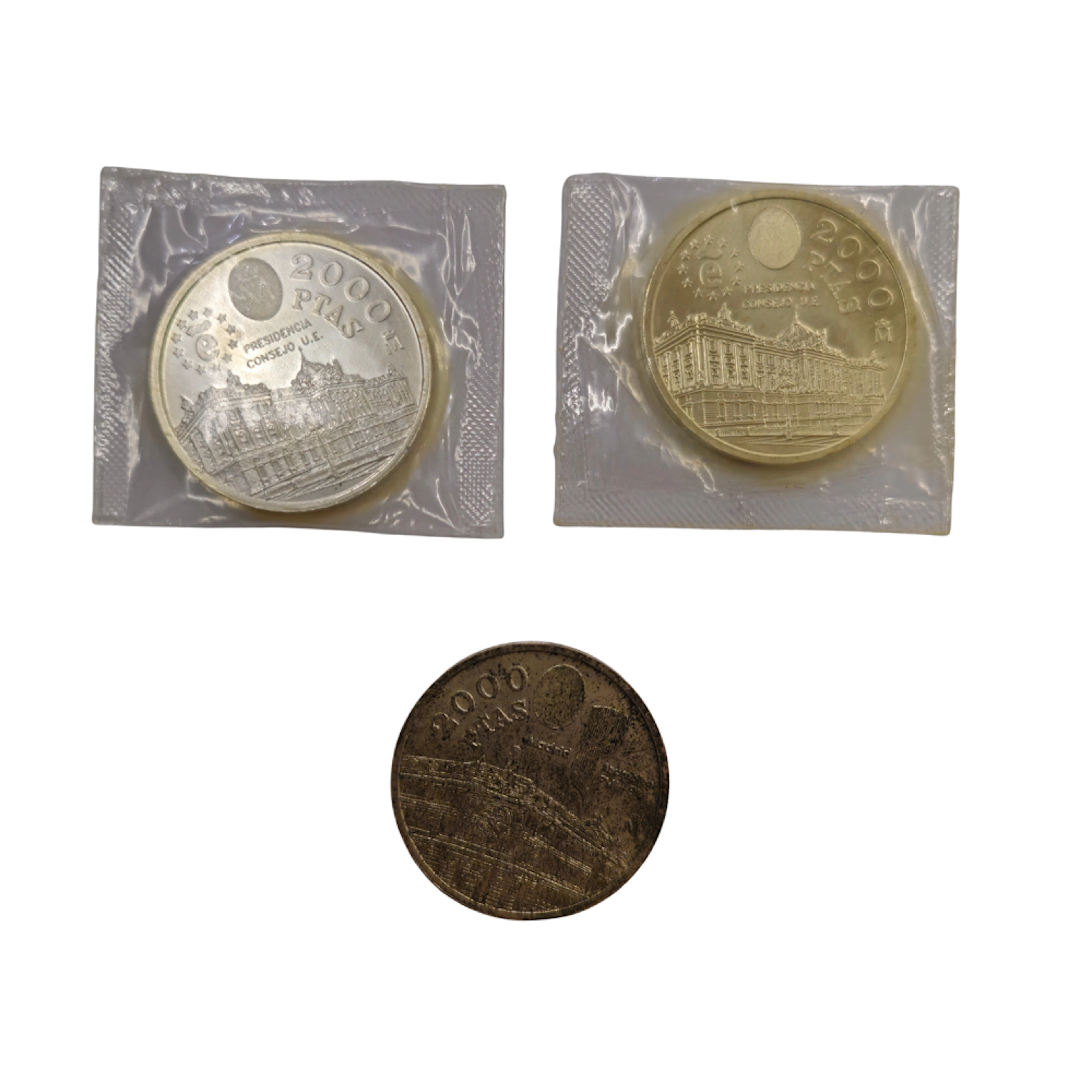 JUAN CARLOS I REY DE ESPAÑA. 1995. 2000 PESETAS EN PLATA.