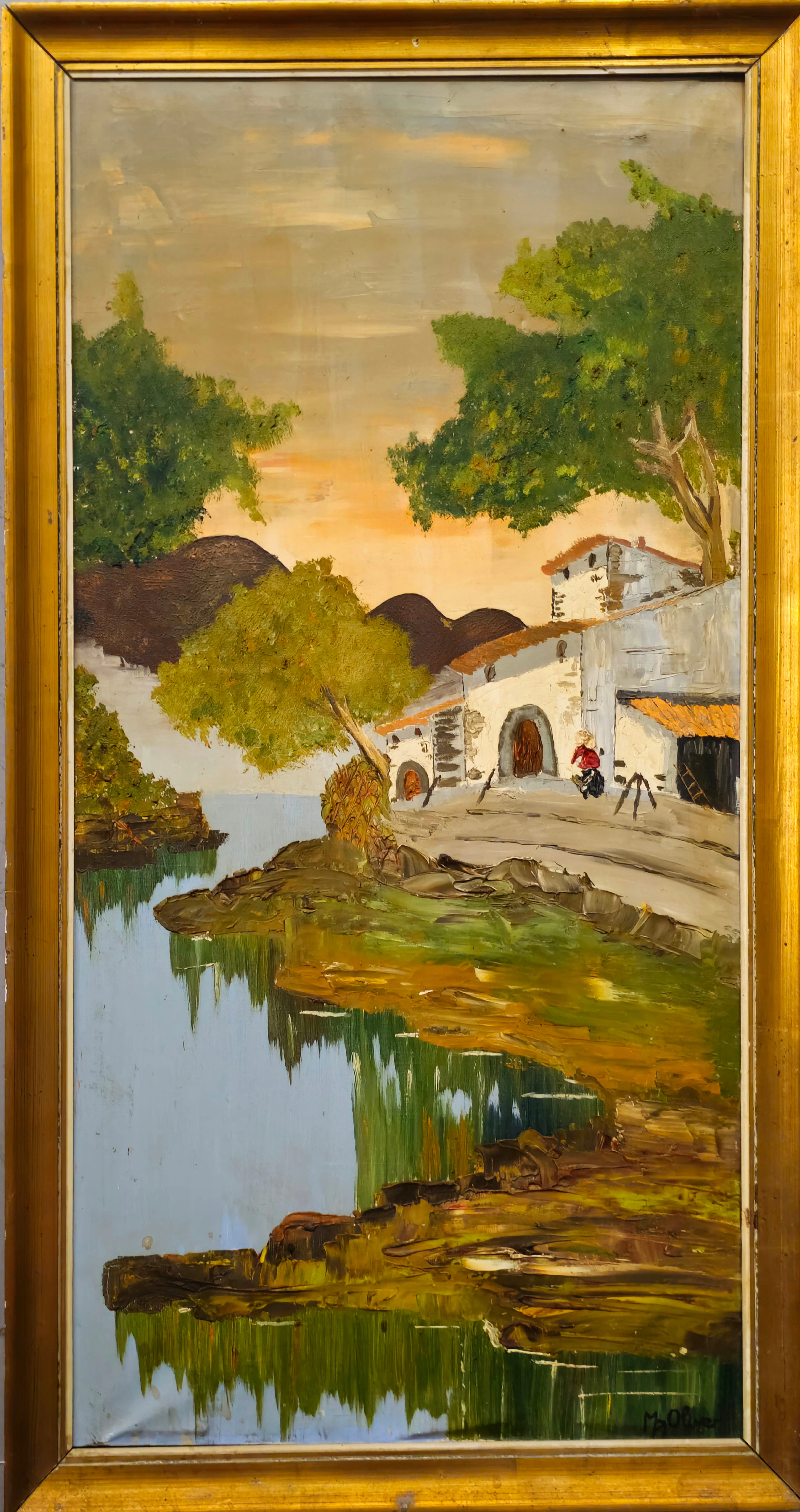 MA OLIVER. Paisaje.