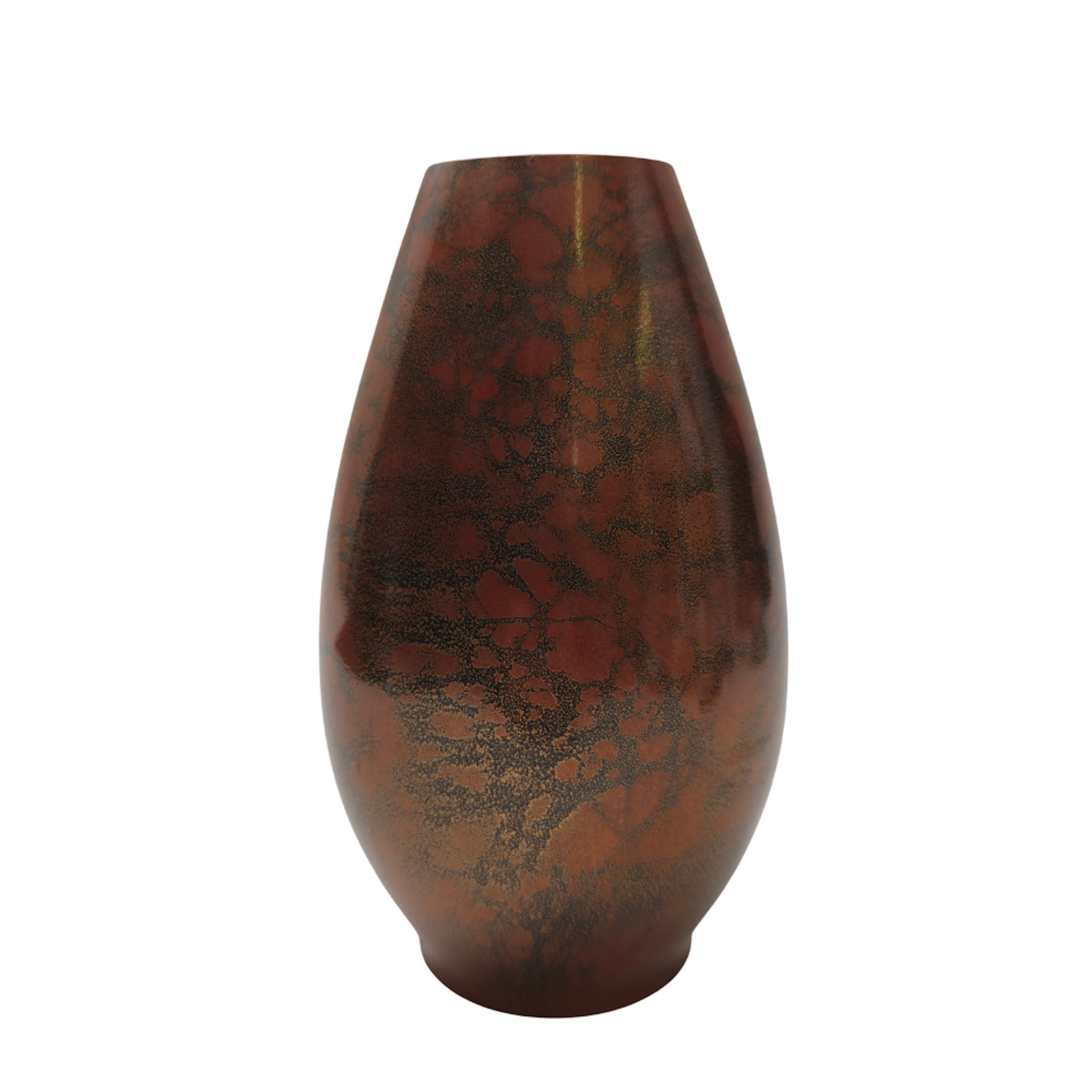 JARRÓN JAPONES EN BRONCE SELLO EN LA BASE. C. 1950S.