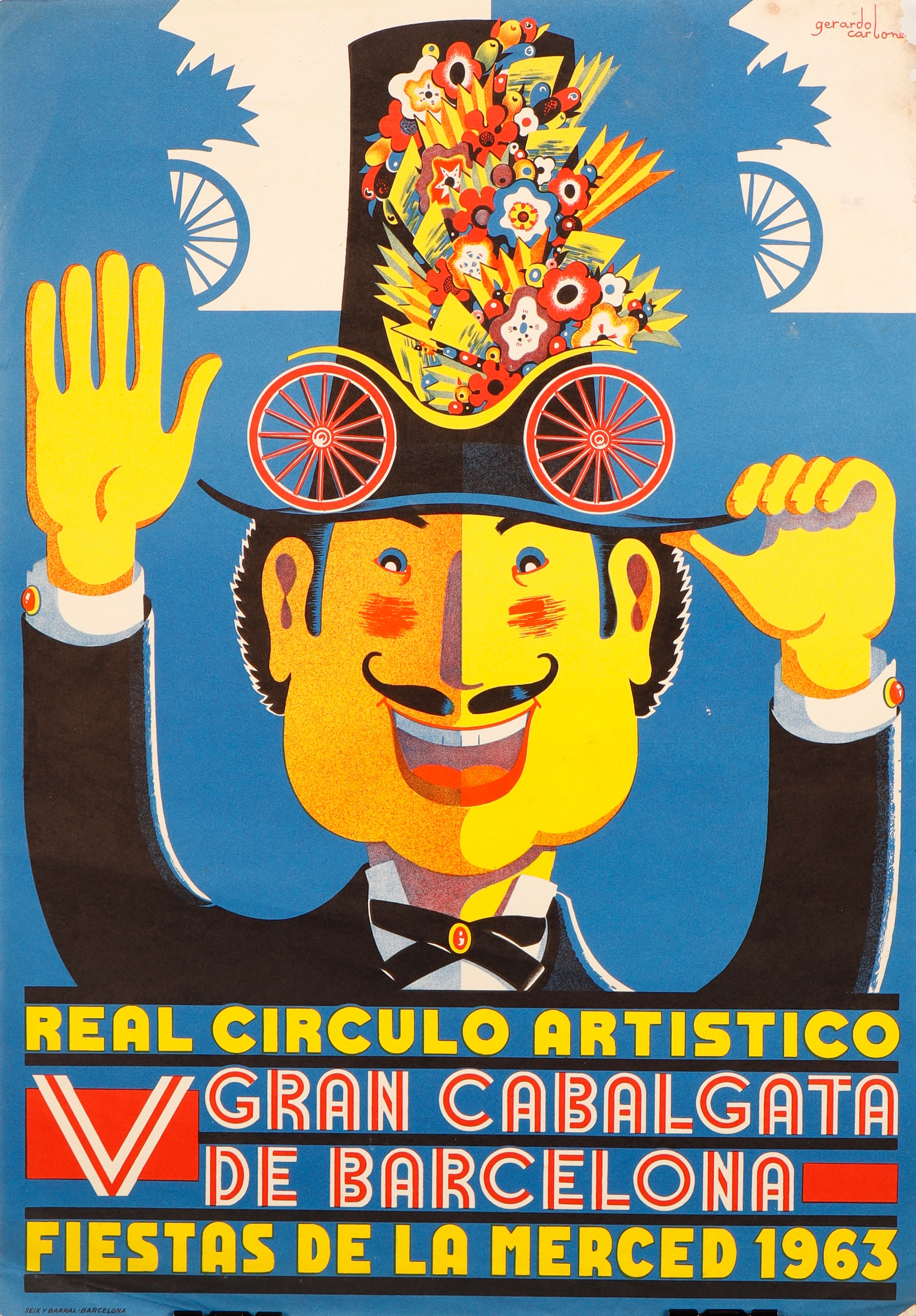 GERARDO CARBONELL. "Gran Cabalgata de Barcelona. Fiestas de la Merced 1963".