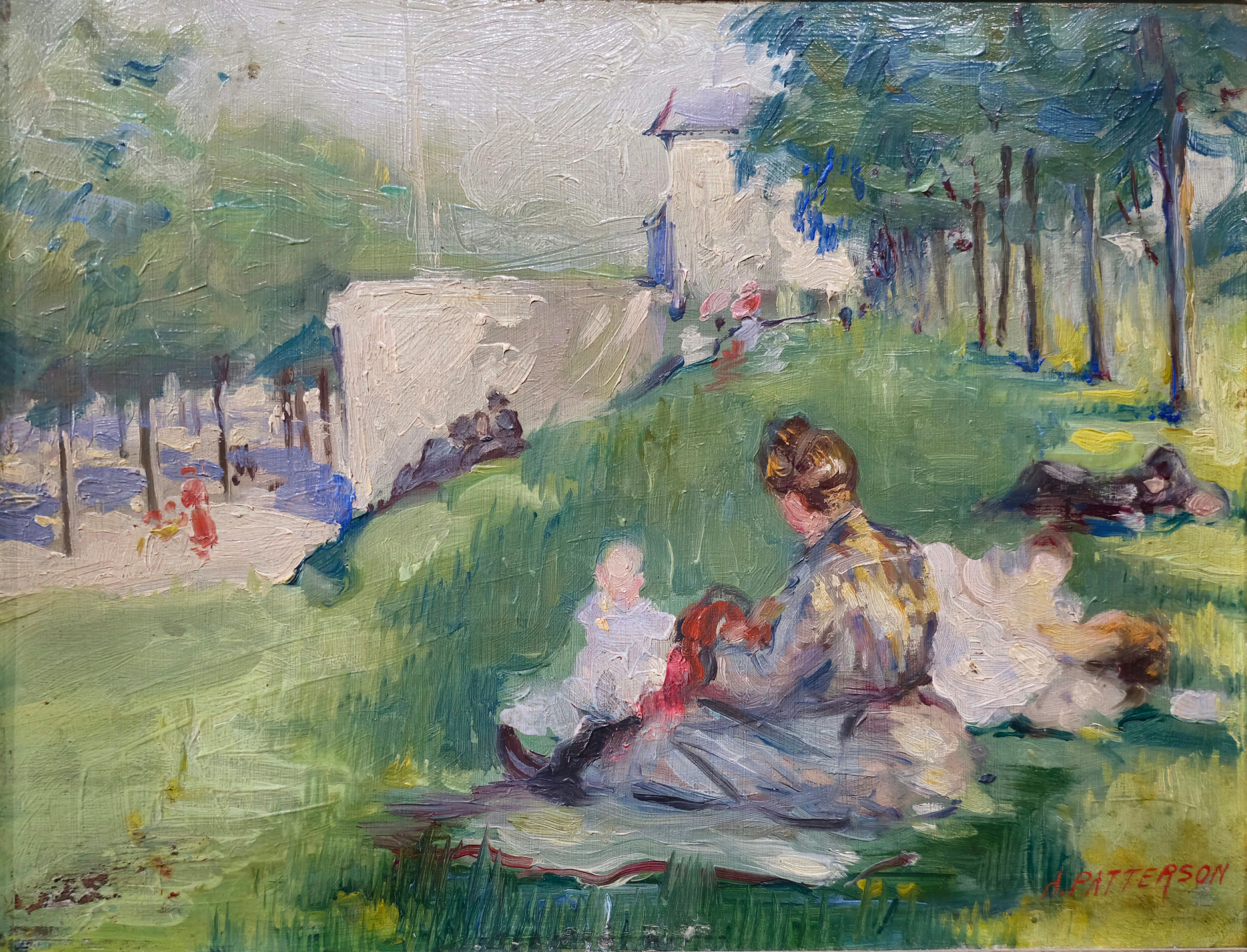 AMBROSE MCCARTHY PATTERSON (1877-1966). Vista de un parque.