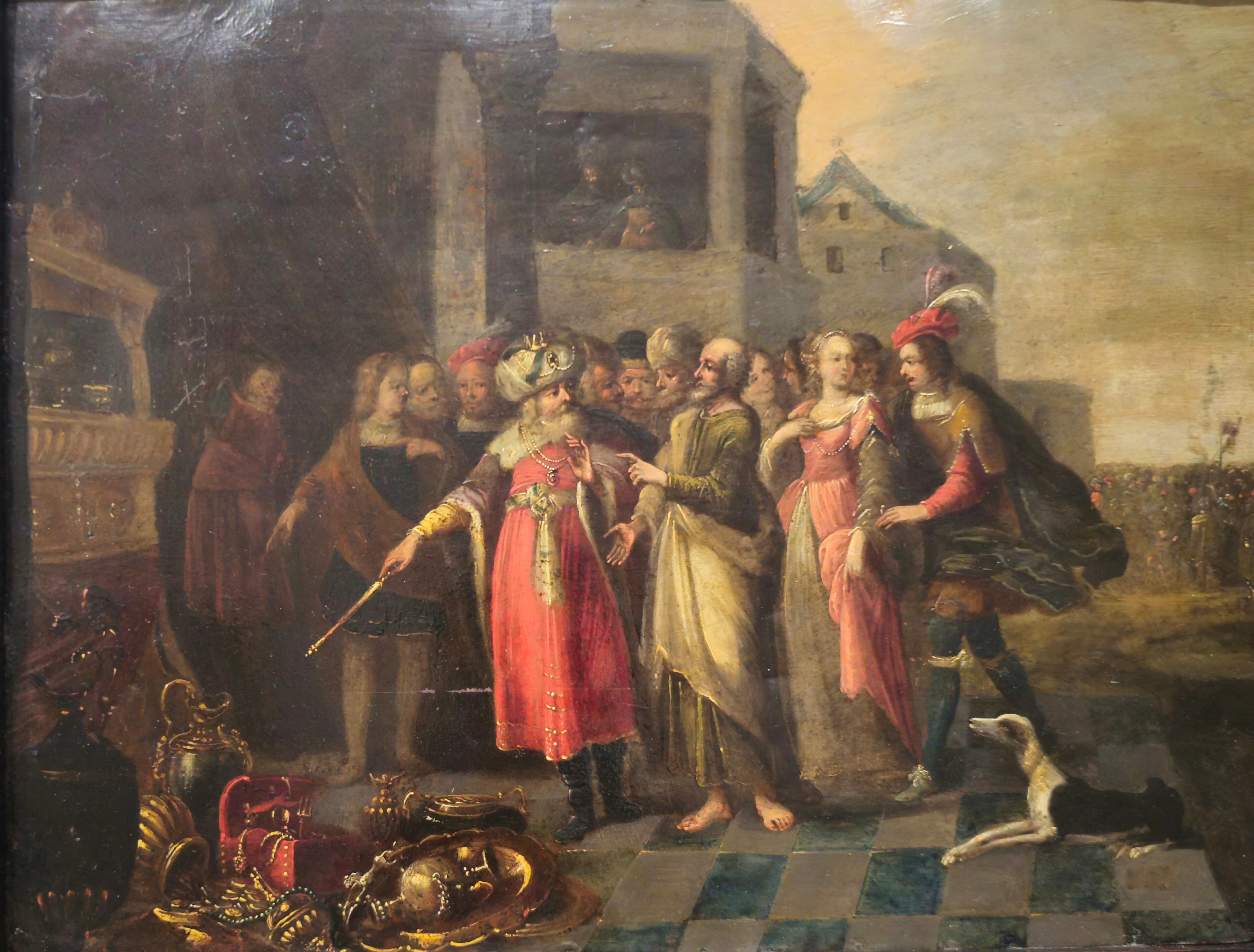 FRANS FRANCKEN II. ATRIBUIDO. Solón y Creso.