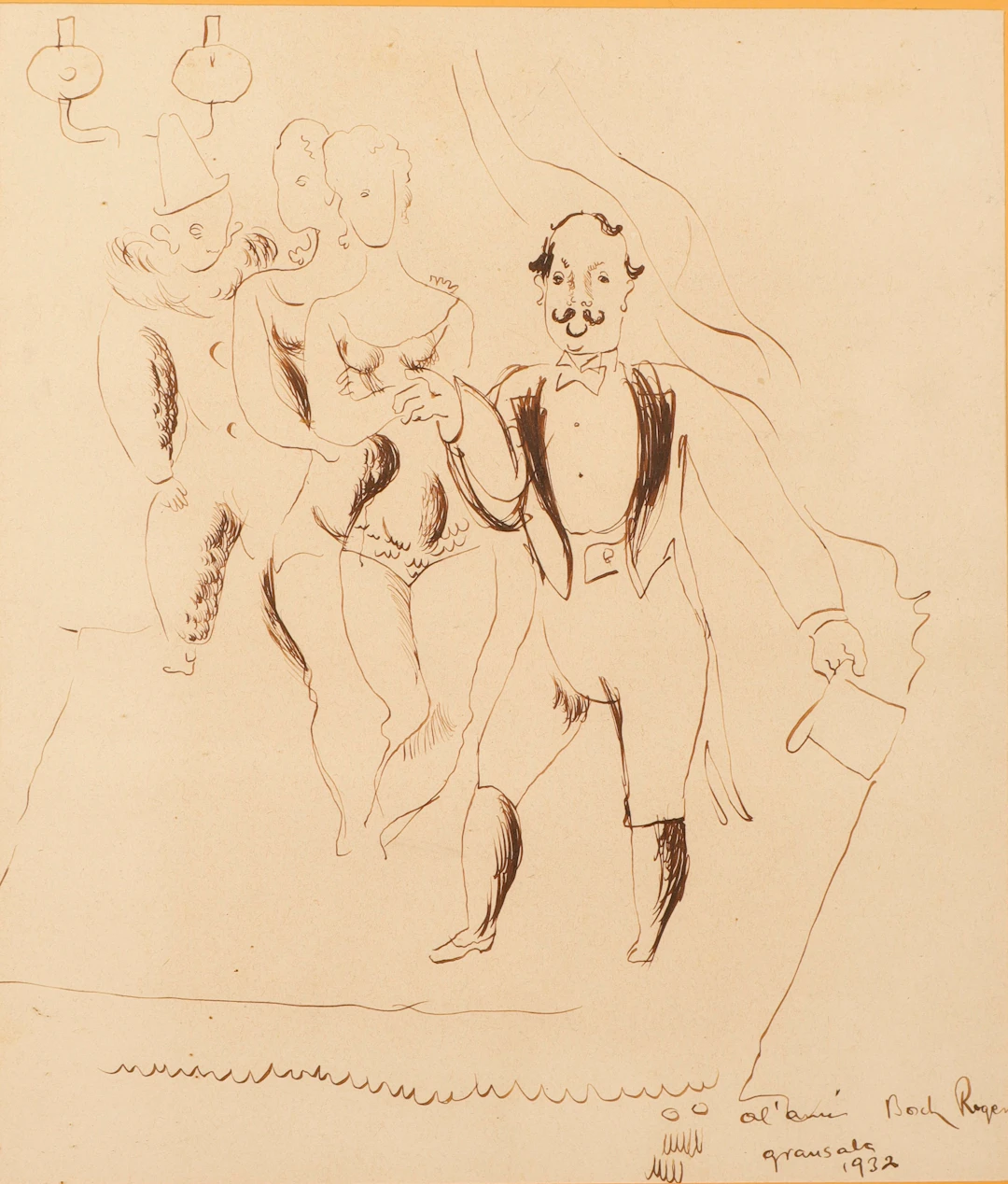 EMILI GRAU SALA (1911–1975). Escena circense.