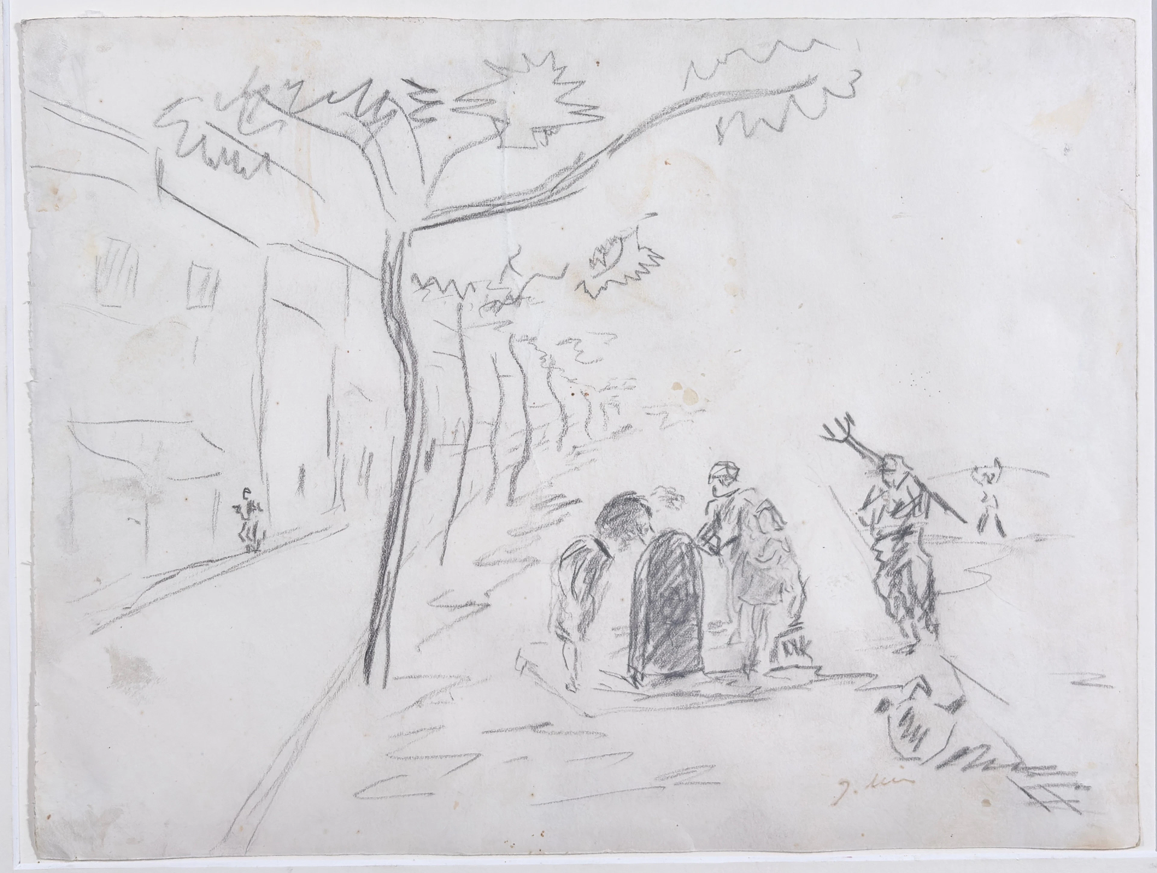 JOAQUIM MIR (1873-1940). Vista urbana.