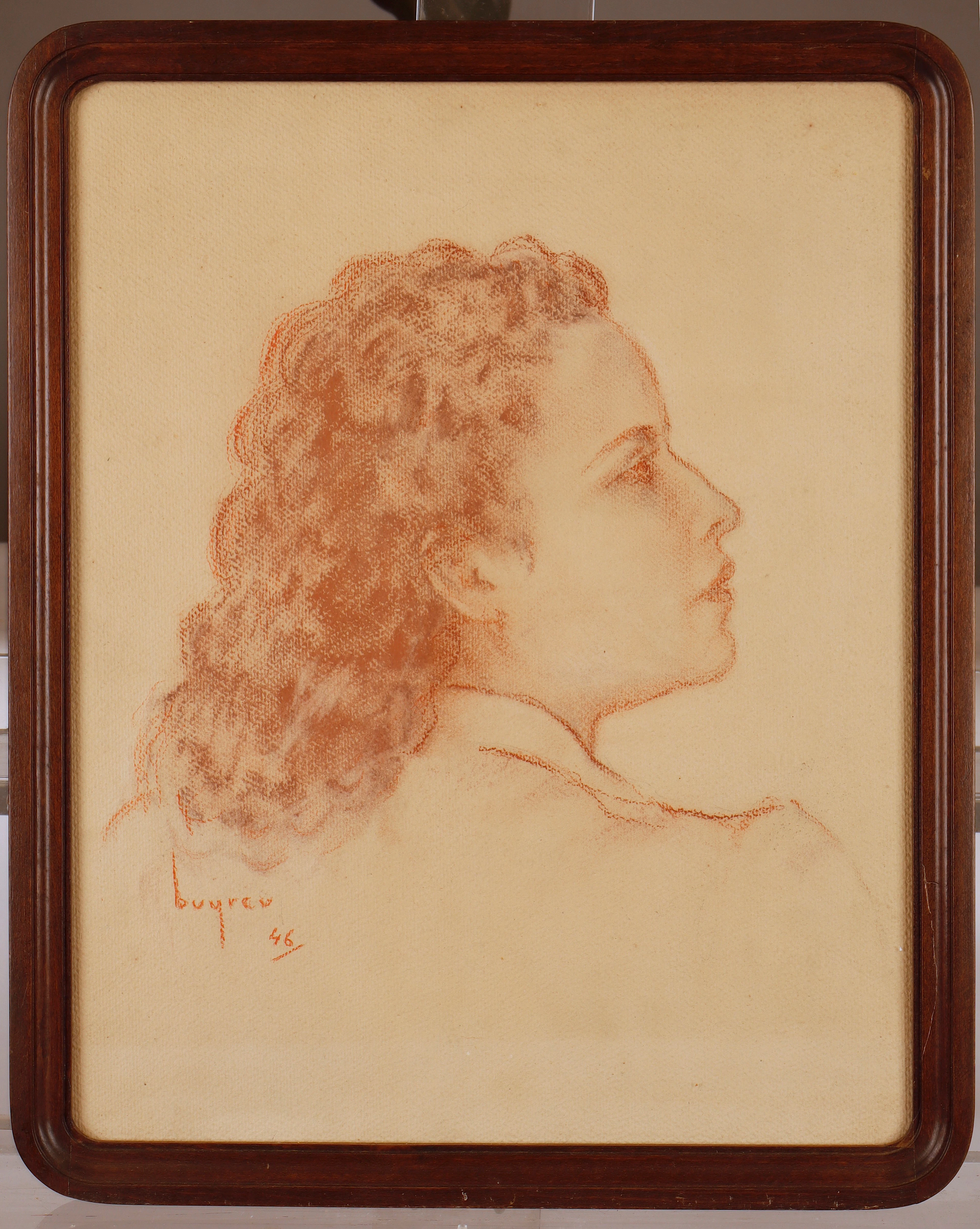 JOSEP BUYREU. Retrato femenino.