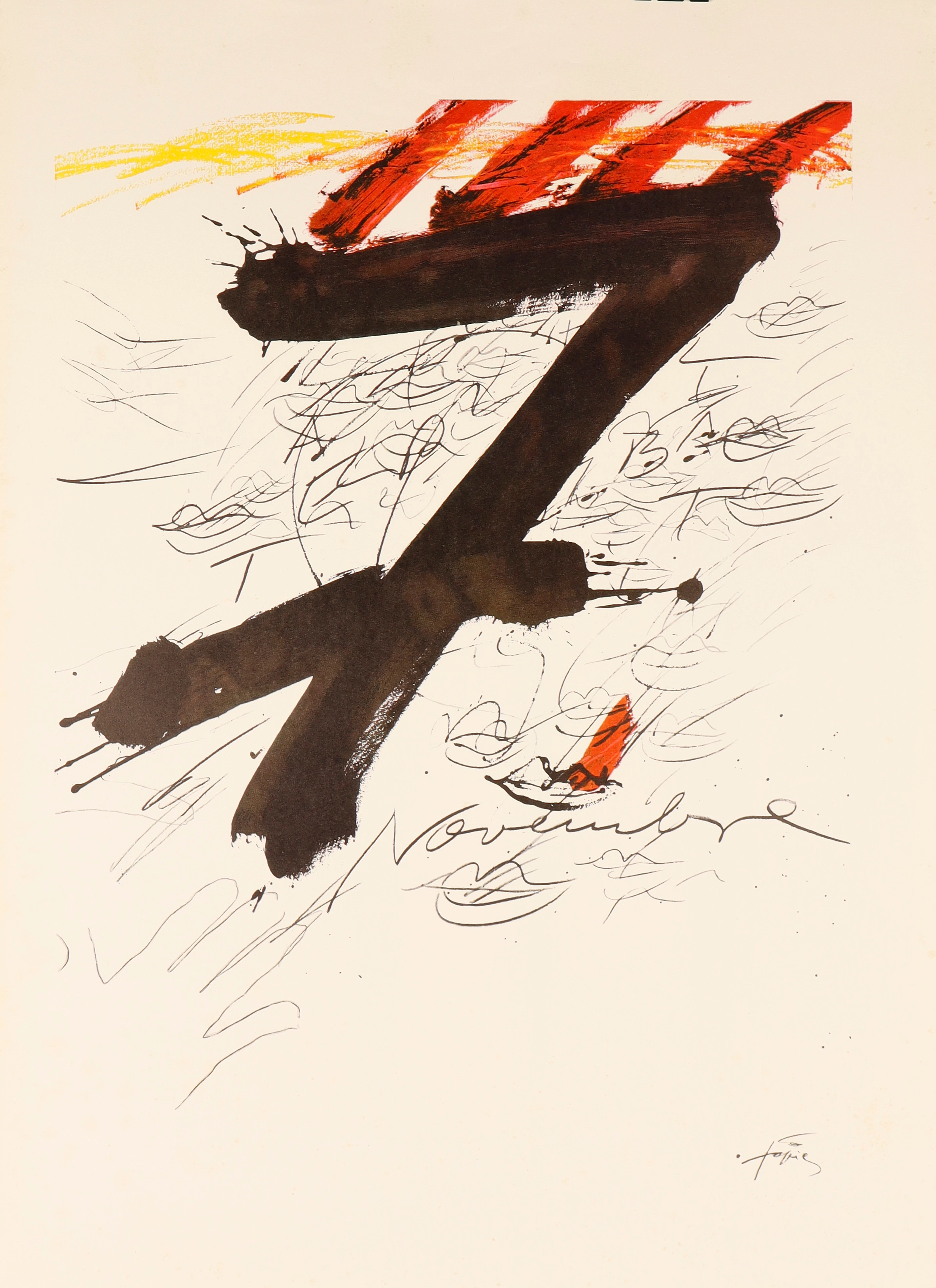ANTONI TÀPIES. "7 de novembre".