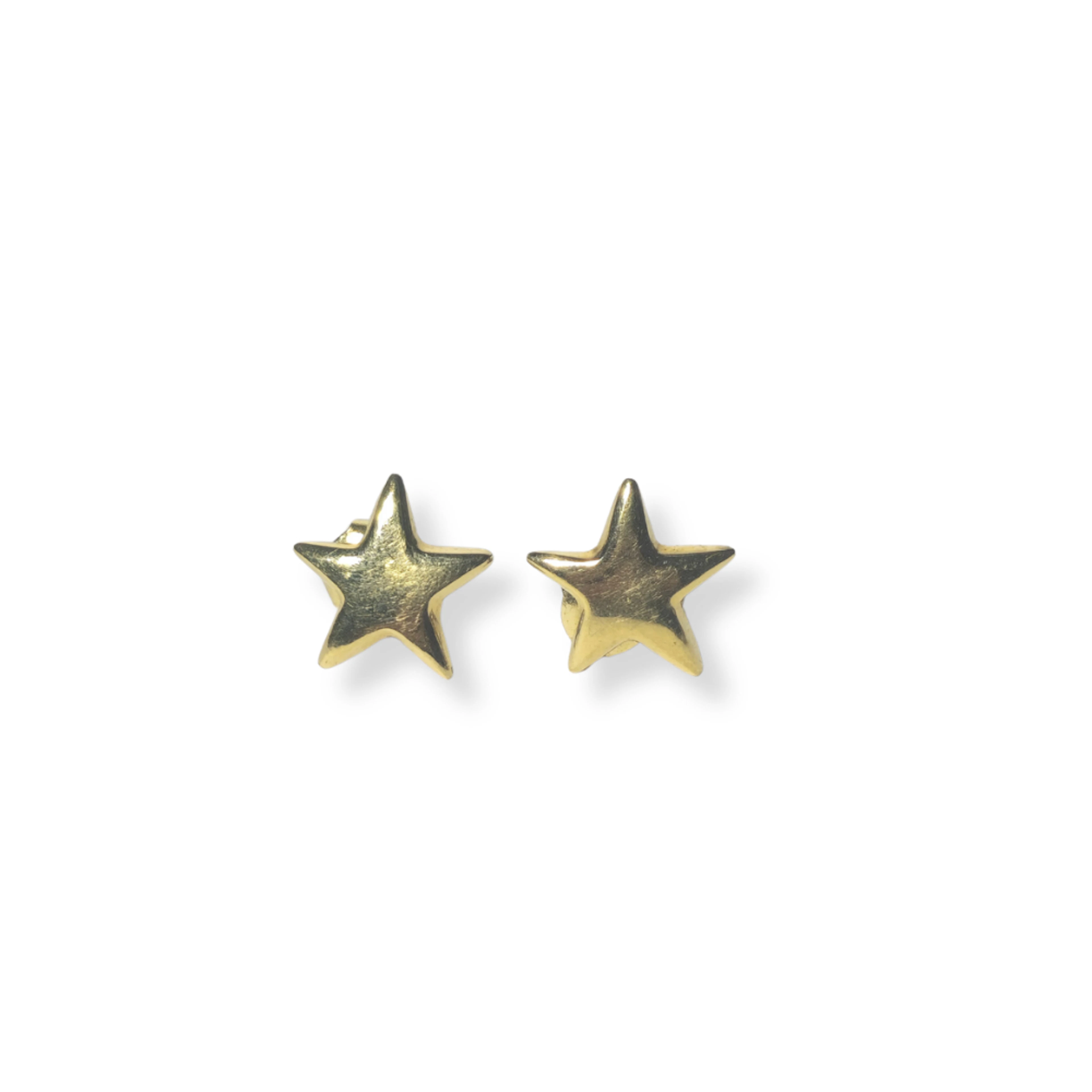 PENDIENTES ESTRELLA EN ORO DE 18 QUILATES.