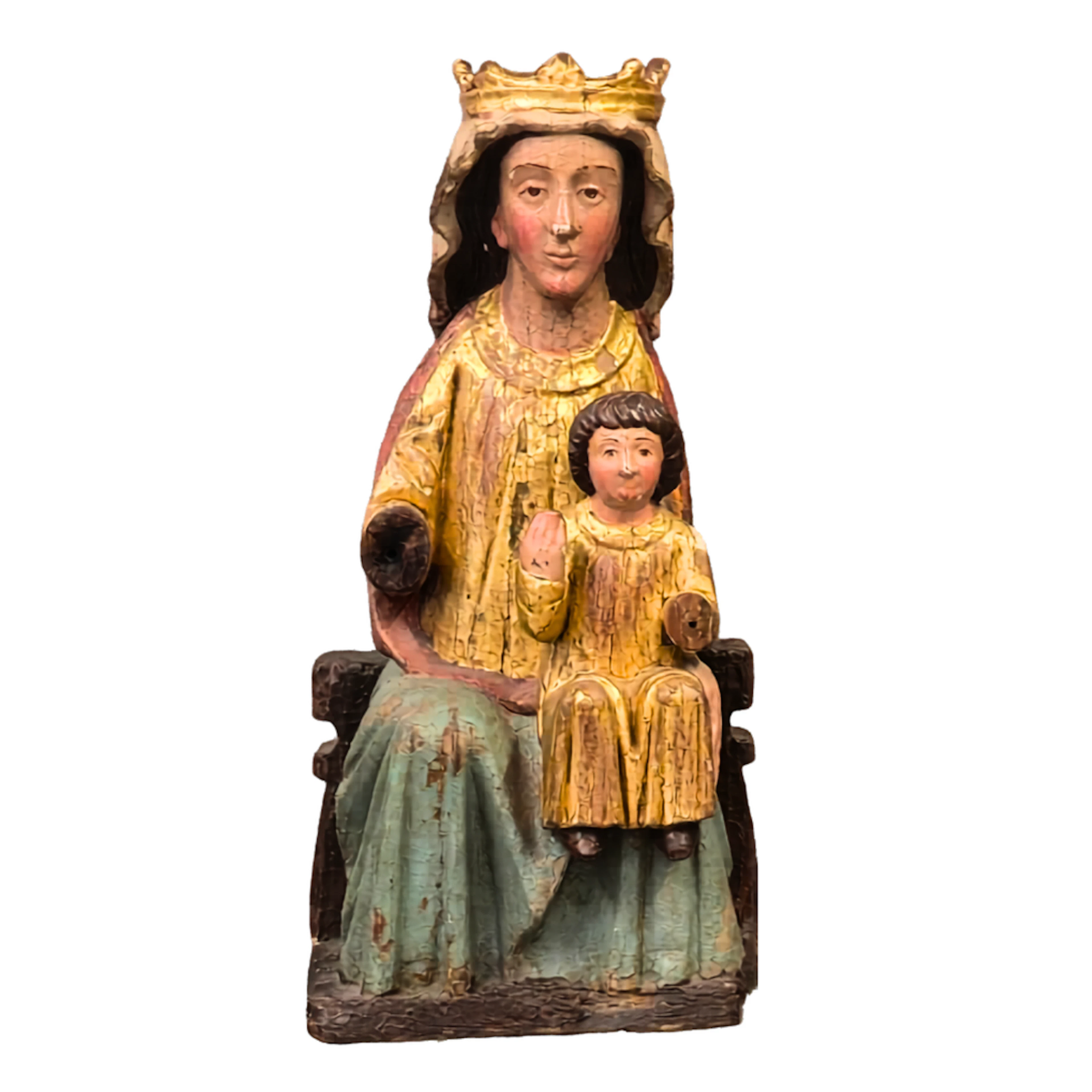 ESCUELA NAVARRA O CASTELLANOLEONESA DE PRINCIPIOS DEL SIGLO XIV. Virgen