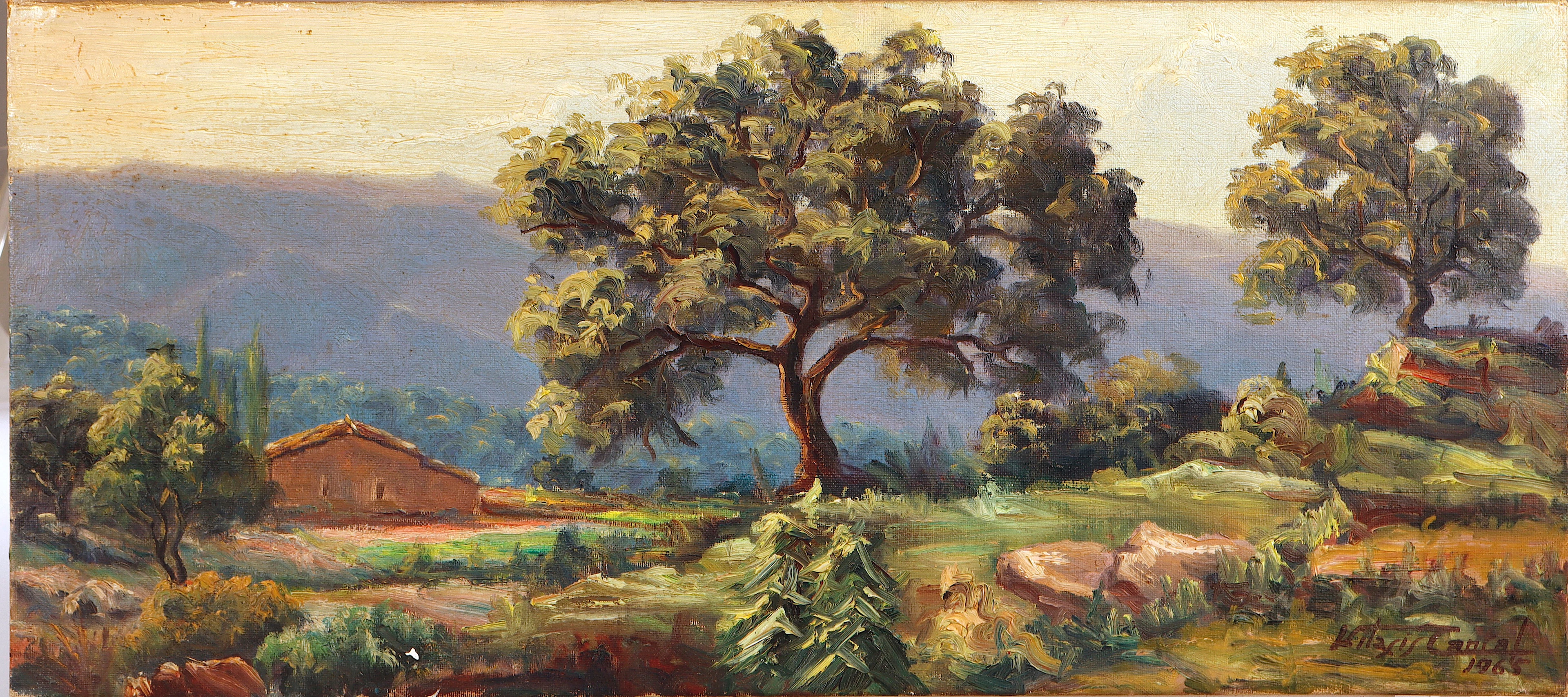 VILASÍS CANTAL. "Paisatge del Brull".