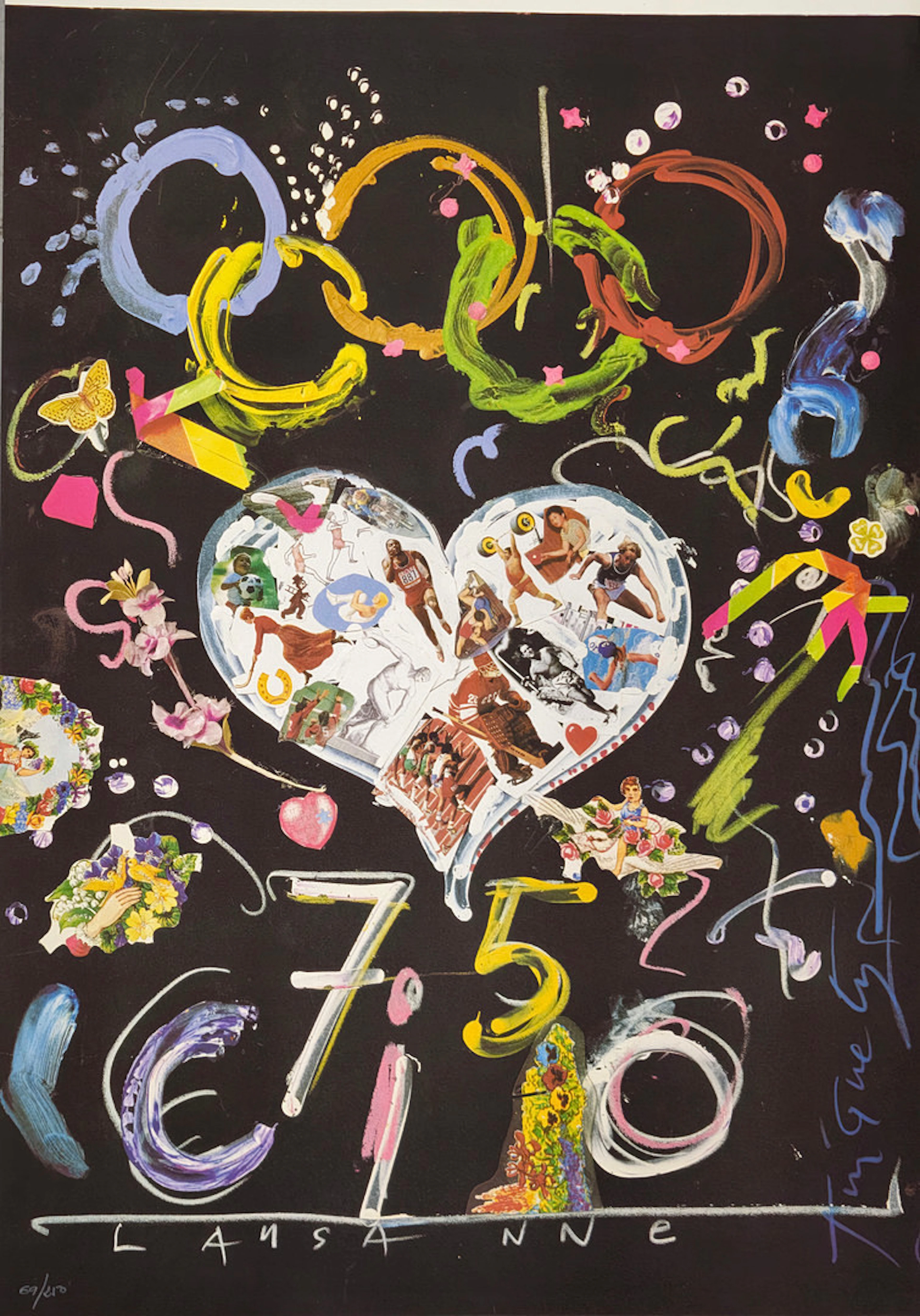JEAN TINGUELY. "SUITE OLYMPIC CENTENNIAL. 1992. OBRA GRÁFICA. JUSTIFICADA