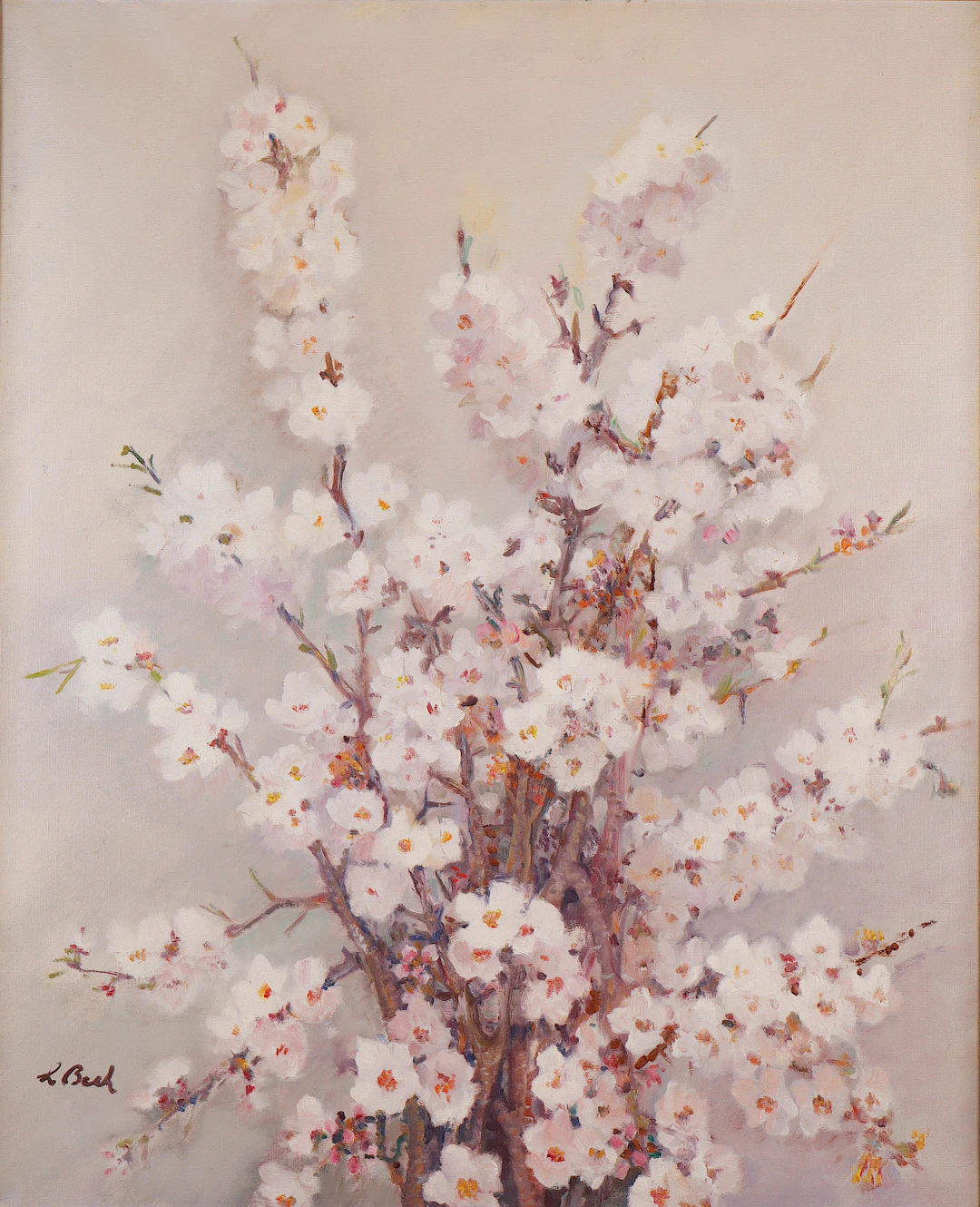 LOLA BECH (1903–1987). Flores de almendro.