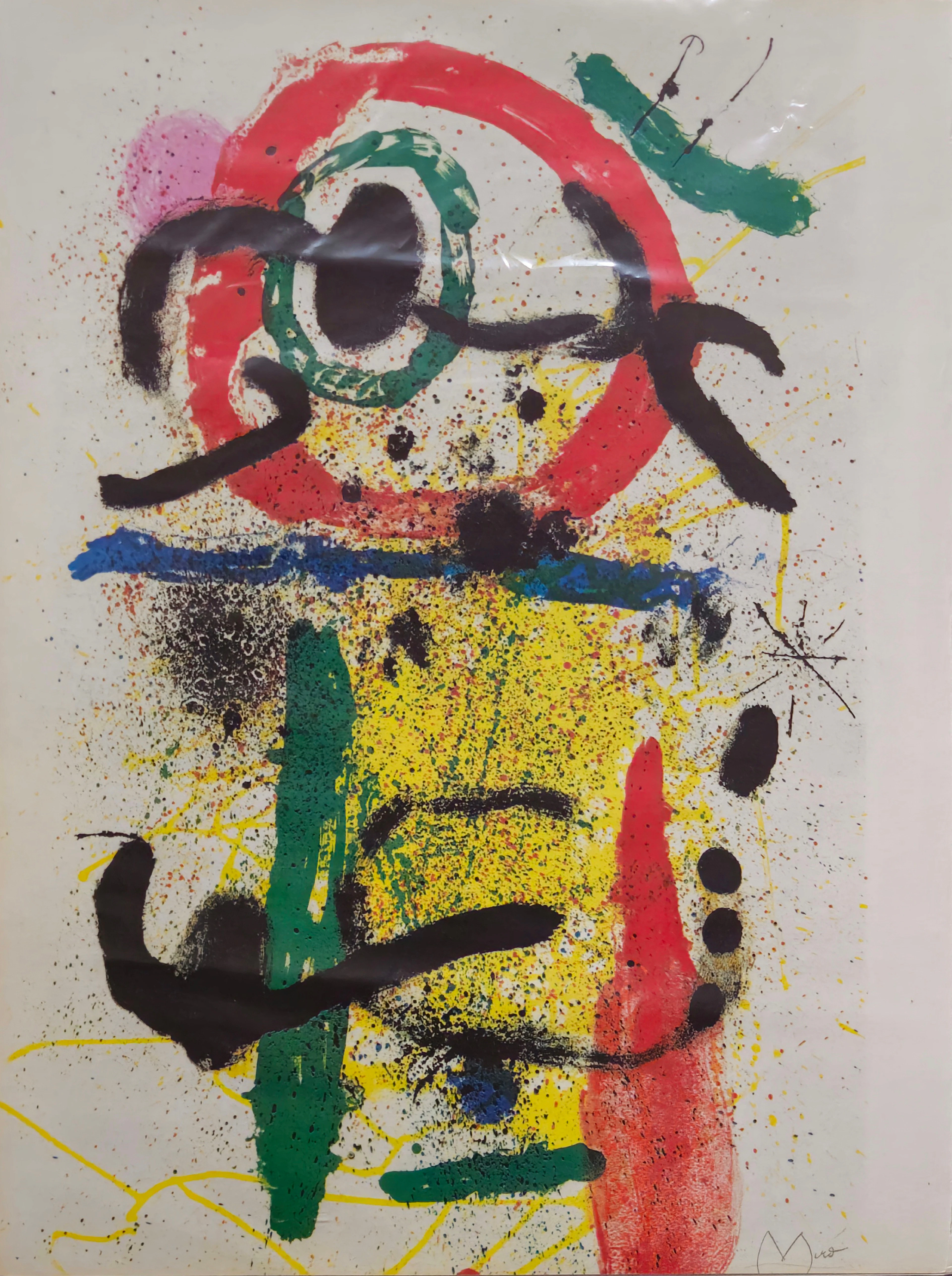 JOAN MIRO. Pareja de litografias.