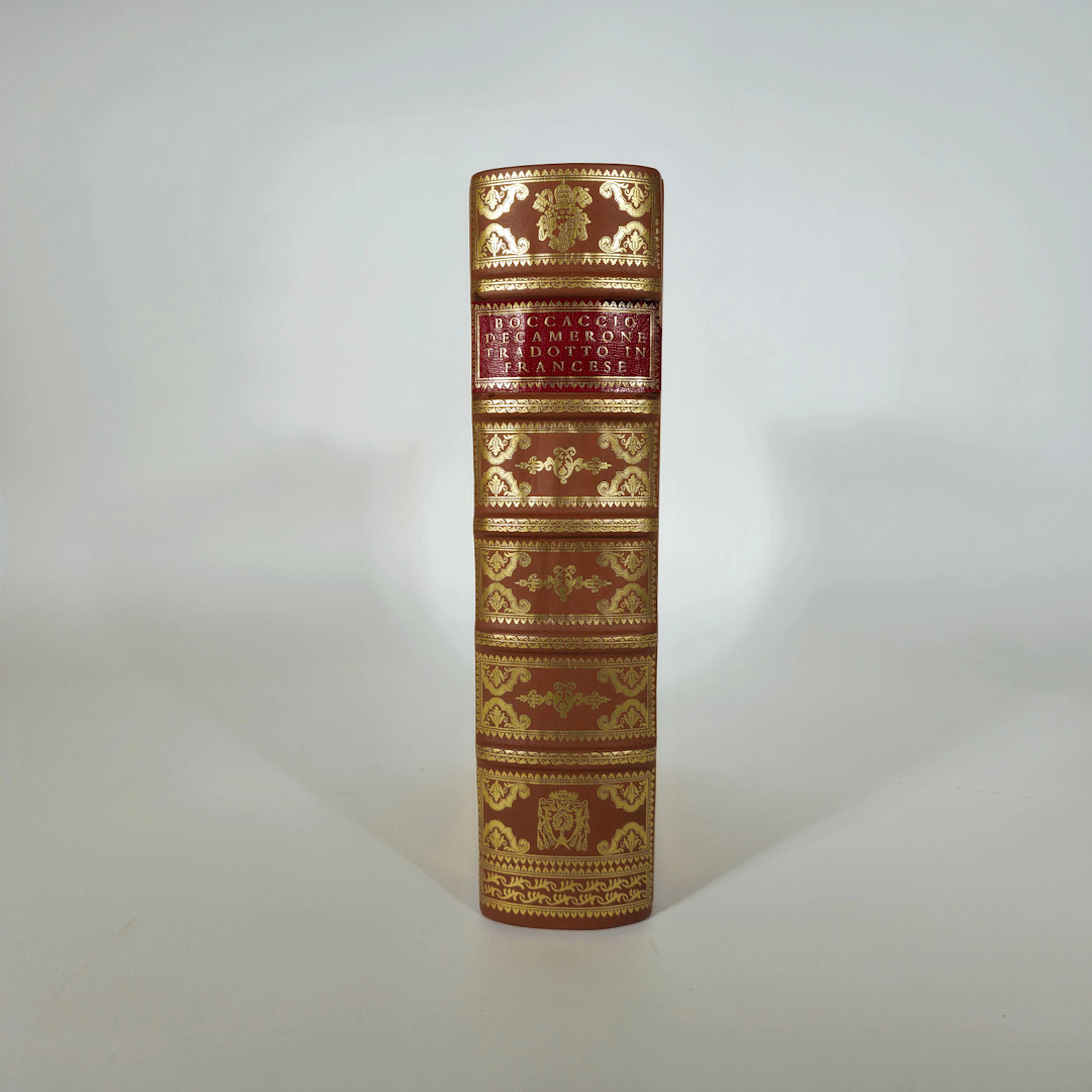 LIBRO FACSÍMIL BOCCACCIO DECAMERONE, TRADOTTO IN FRANCESE (COD. PAL.