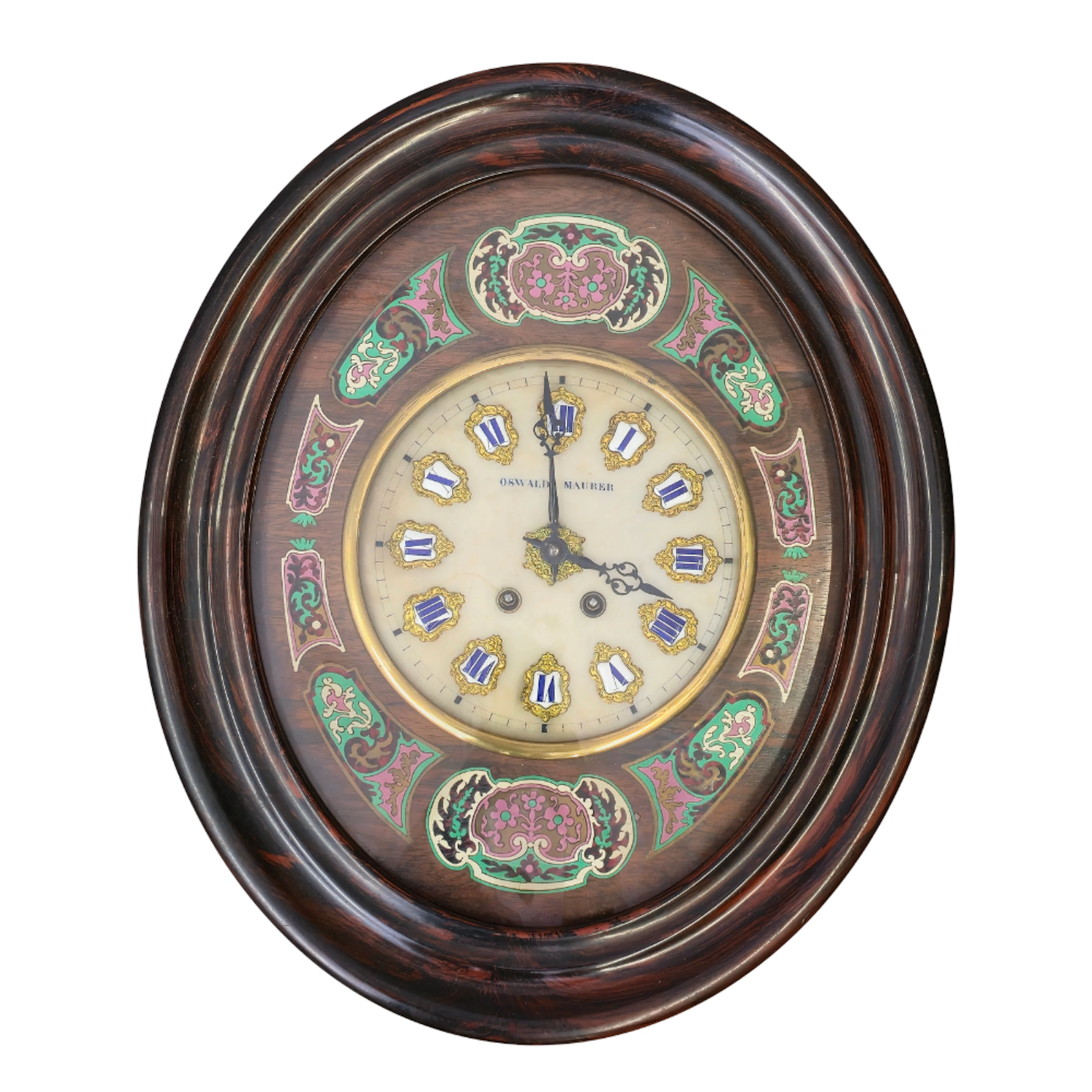OSWALD MAURER. RELOJ ISABELINO DE PARED.