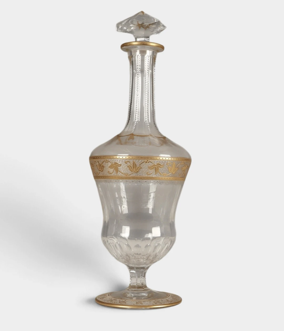 SAINT-LOUIS FRANCE. EN EL ESTILO DE. Carafe modelo Thistle.