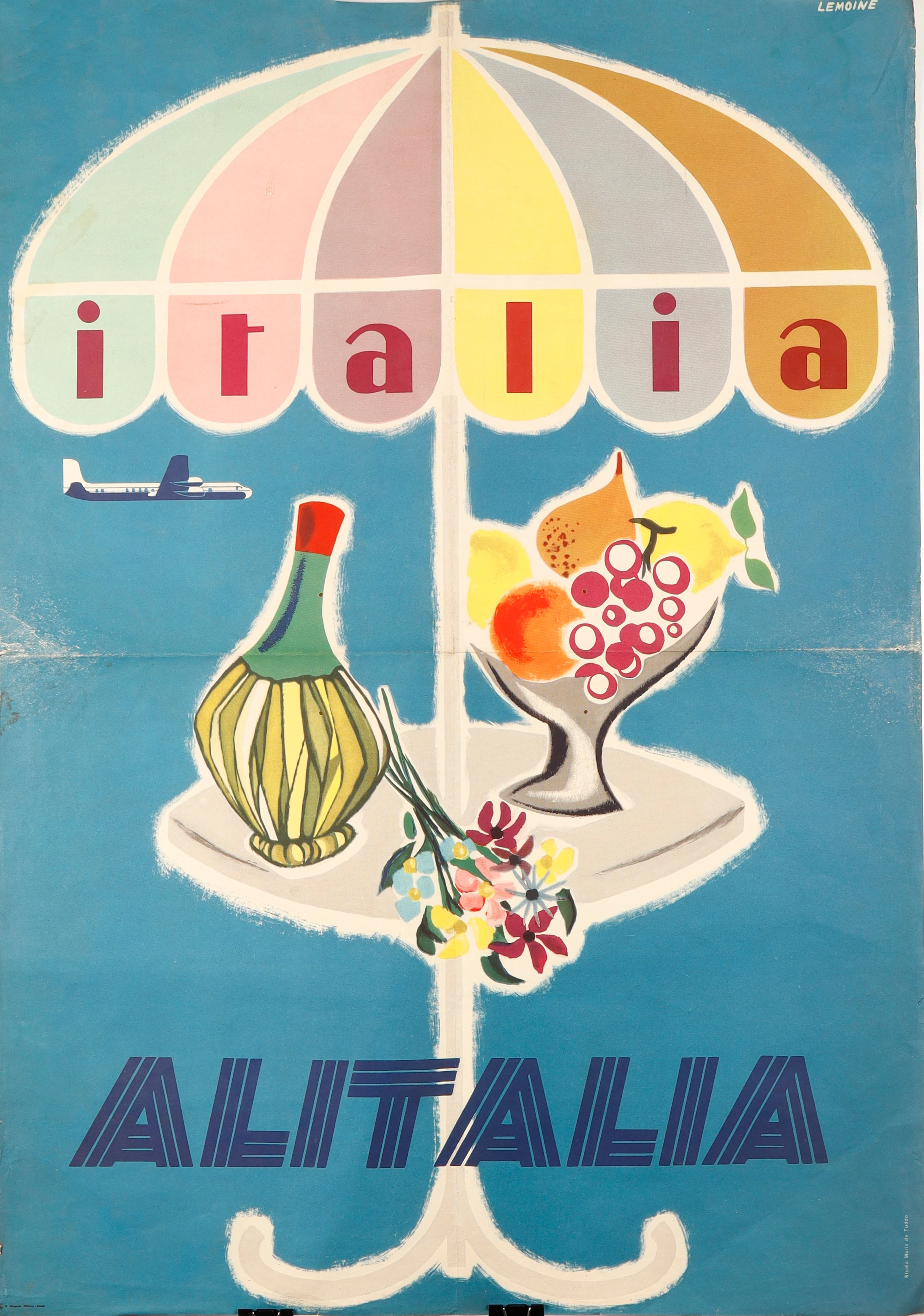 JEAN LEMOINE. "Alitalia".