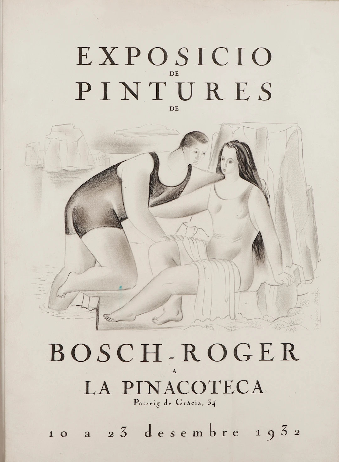 JOAQUIM SERRA (ACTIVO HACIA 1932). Pareja.